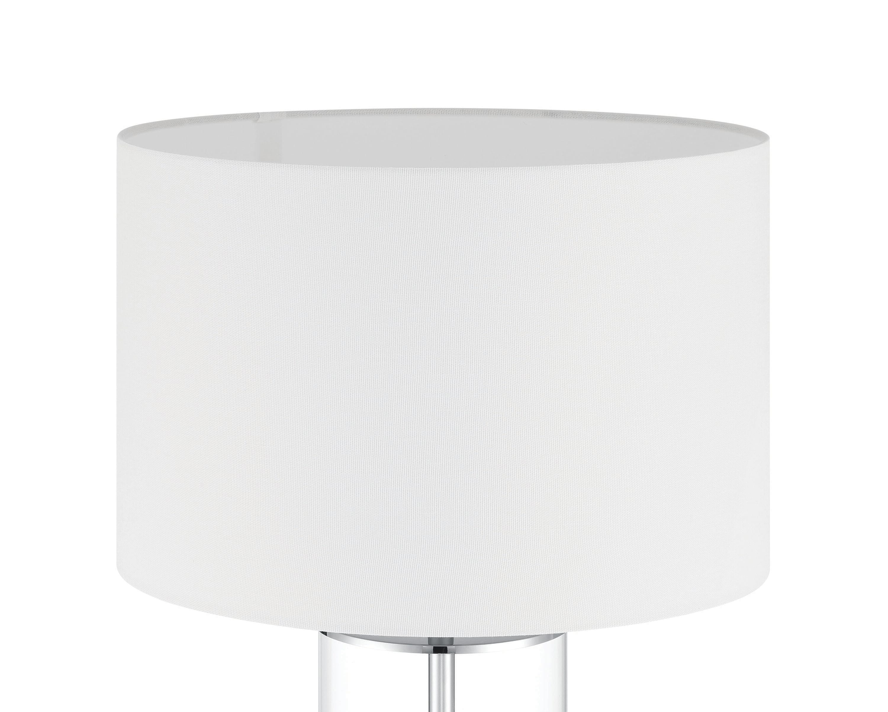 allen + roth 24-in Brushed Nickel LED On/Off Switch Table Lamp with ...