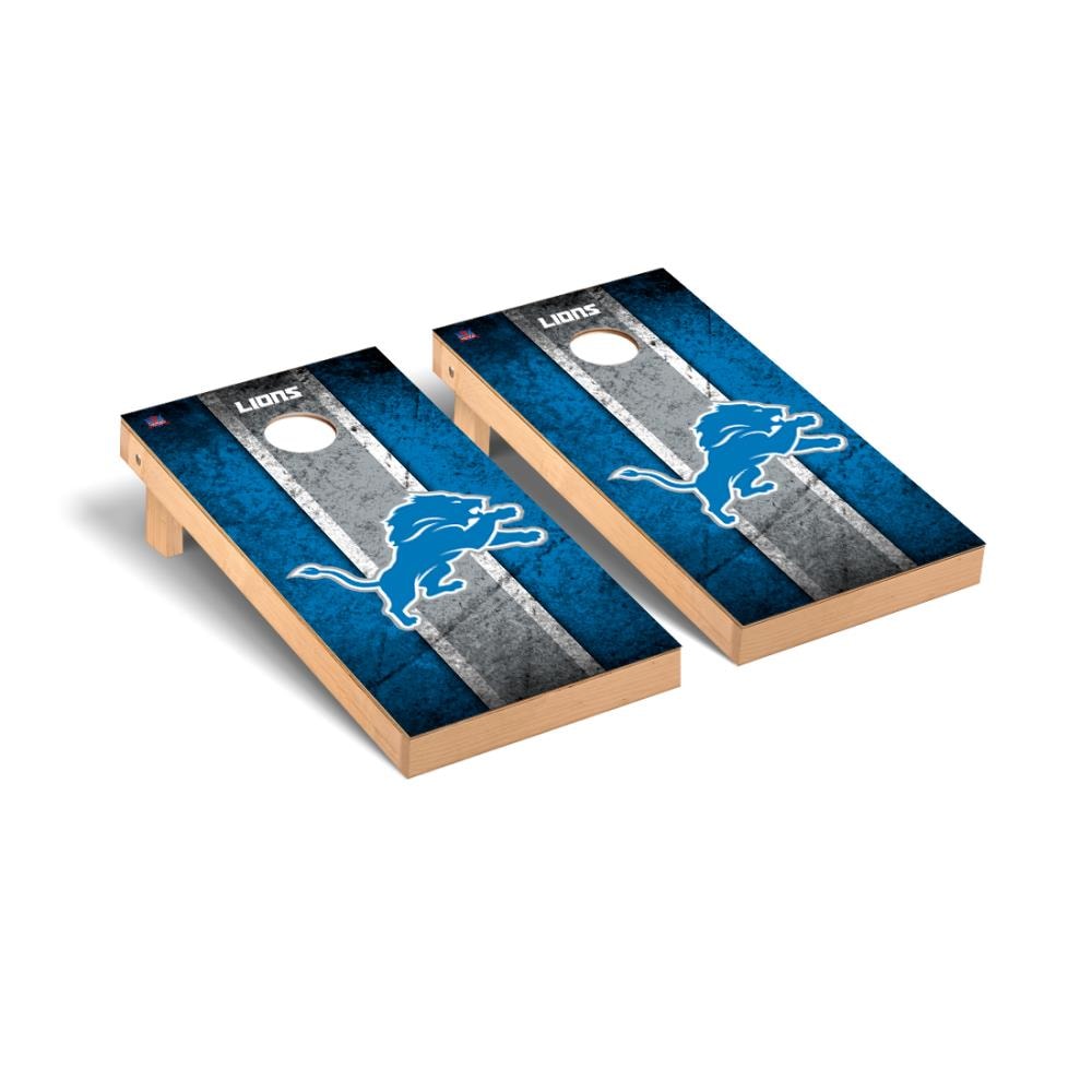 Detroit Football Cornhole Boards Outdoor Lawn Game Perfect 