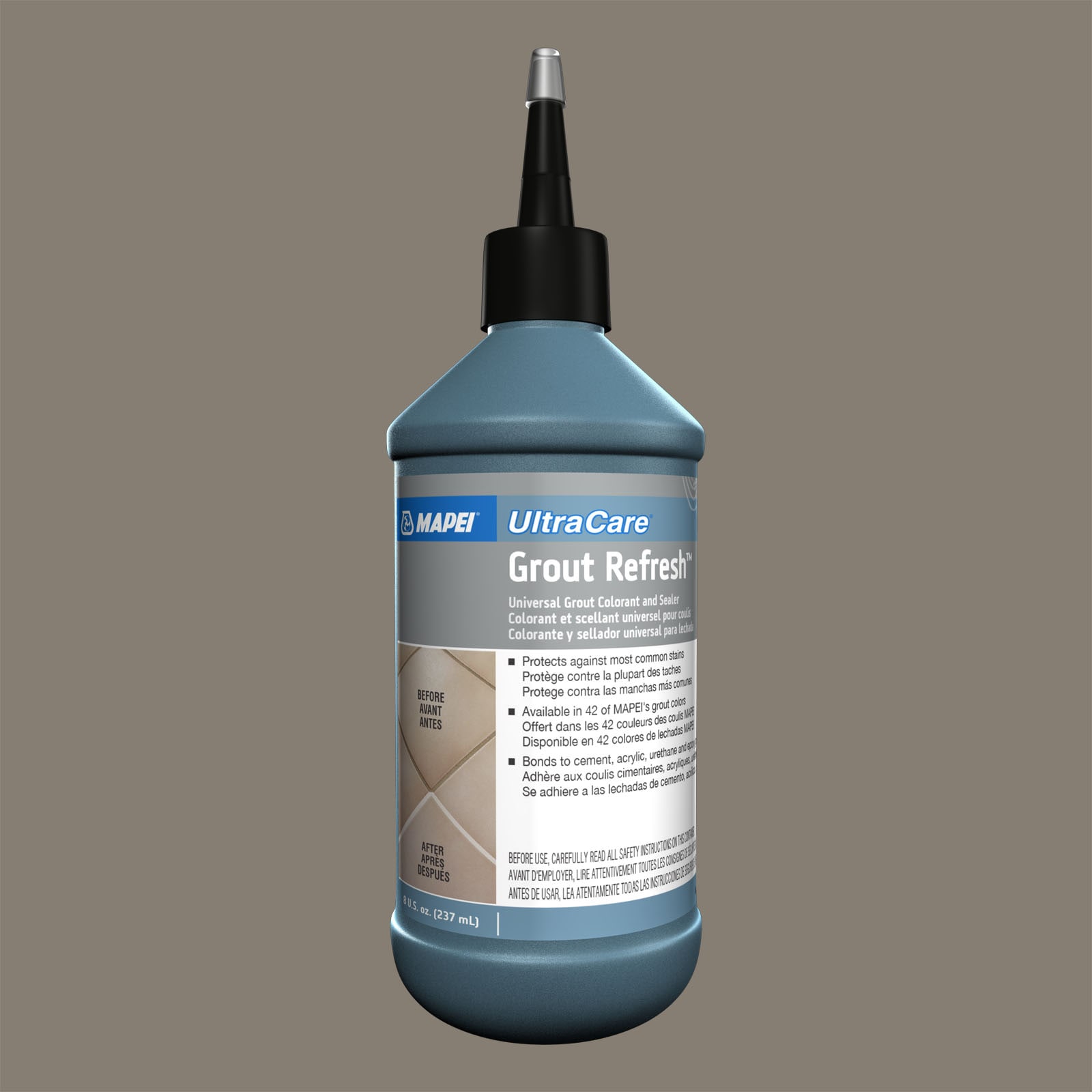 MAPEI 5LA501133 Grout Refresh 8 Fluid ounce(s) Sahara Beige #5011 Ceramic/porcelain tile Grout sealer