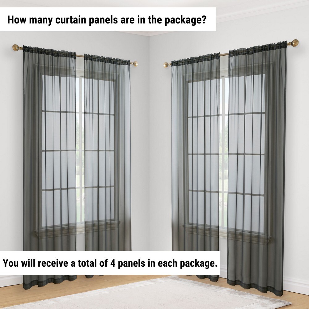 HLC.me LOWES4PACK030 curtains - View #2