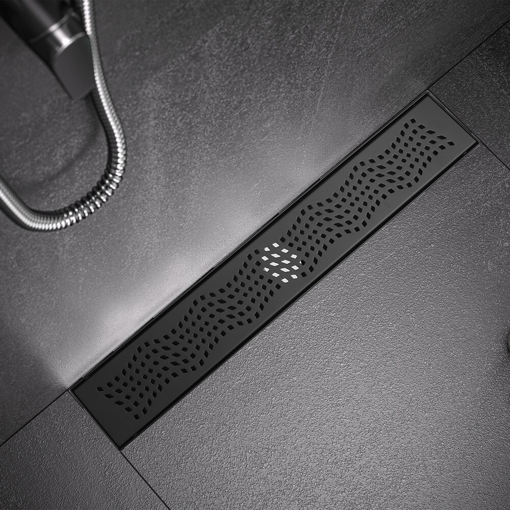 ELEGANTE DRAIN COLLECTION KD01A102-36-MBLK Drains-Flanges - View #10
