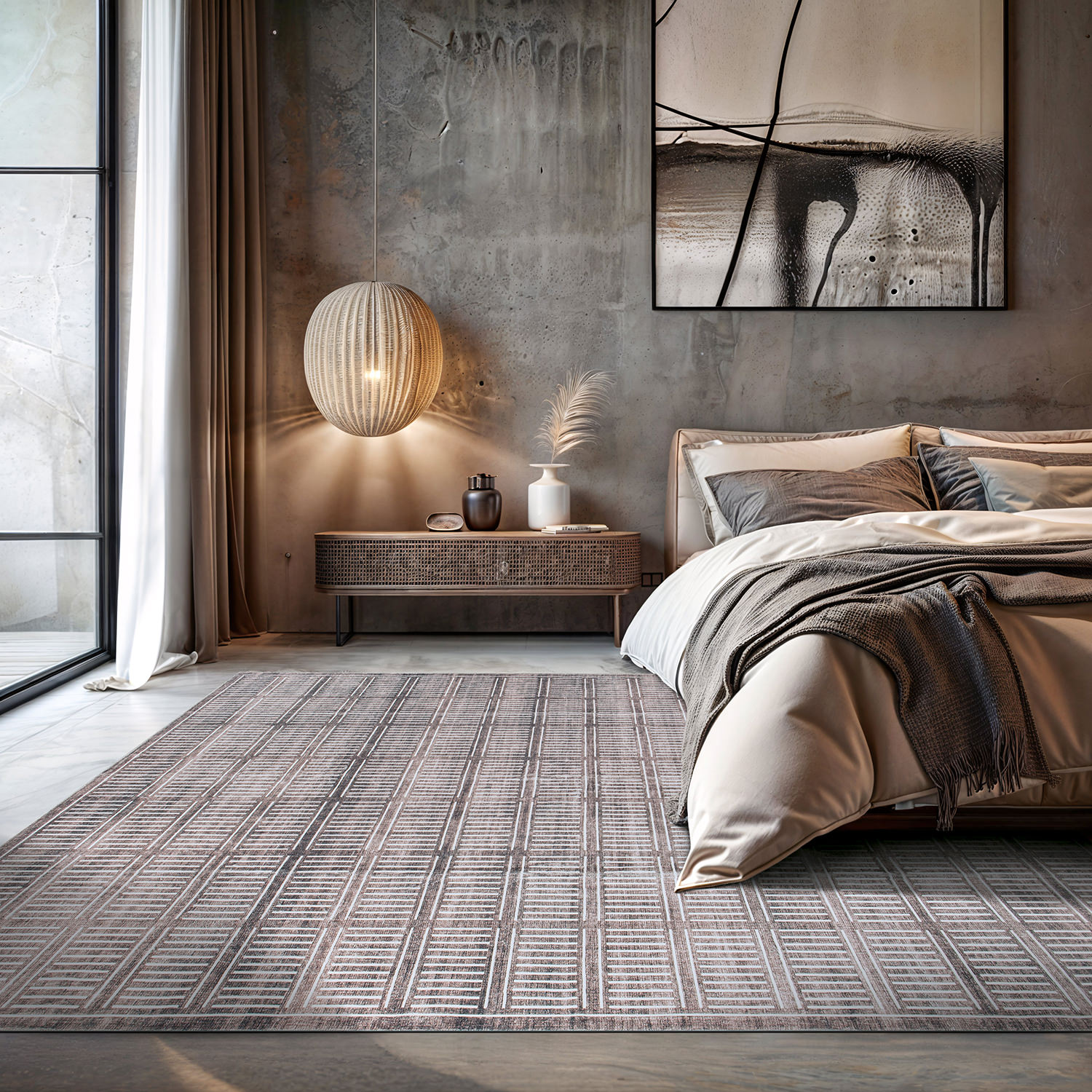 World Rug Gallery WR68BROWN8X10 rugs - View #10