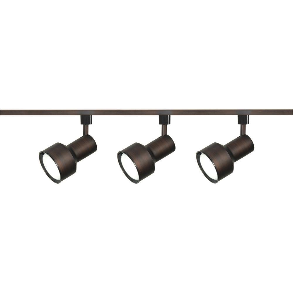  LW-SC550470 3-Light 48-in Russet Bronze Standard Linear Track Lighting Kit
