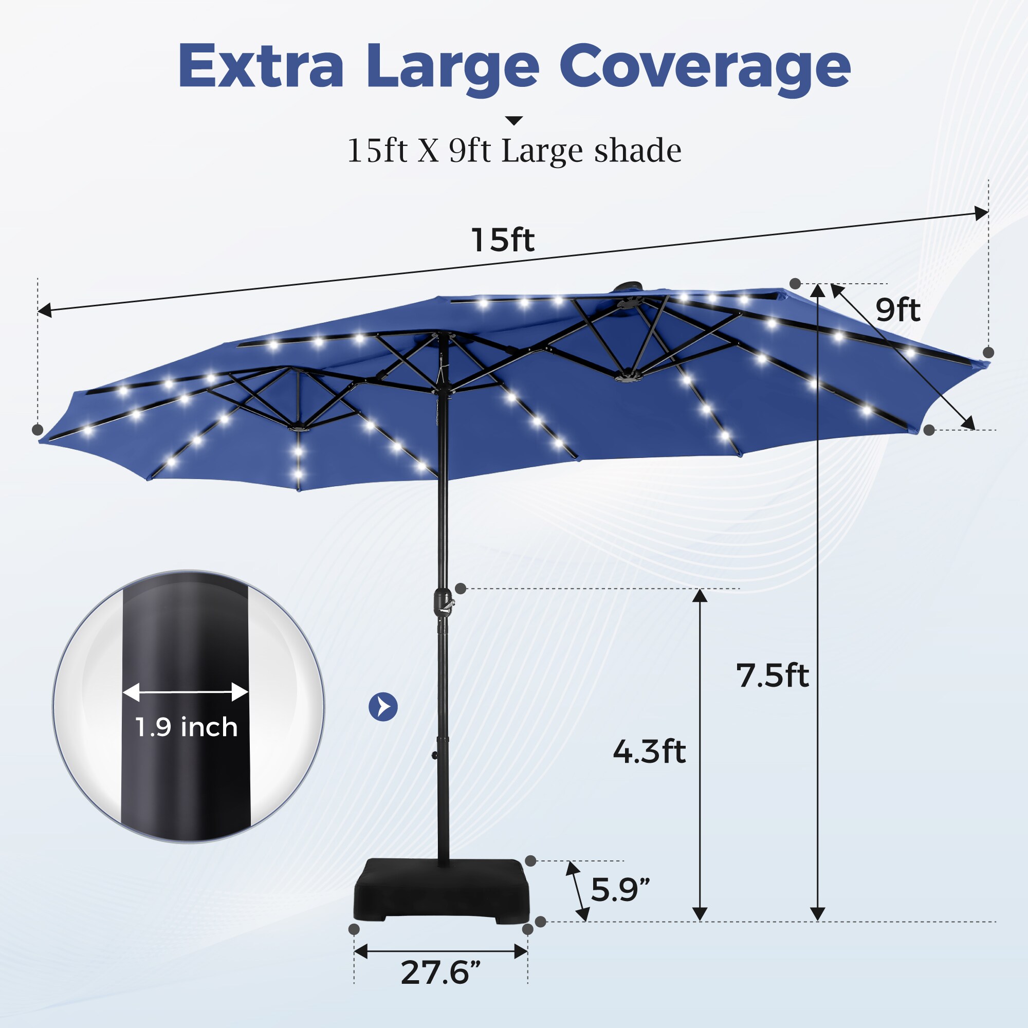 Sunshine Valley E02GM018-BL Umbrellas-2 - View #8