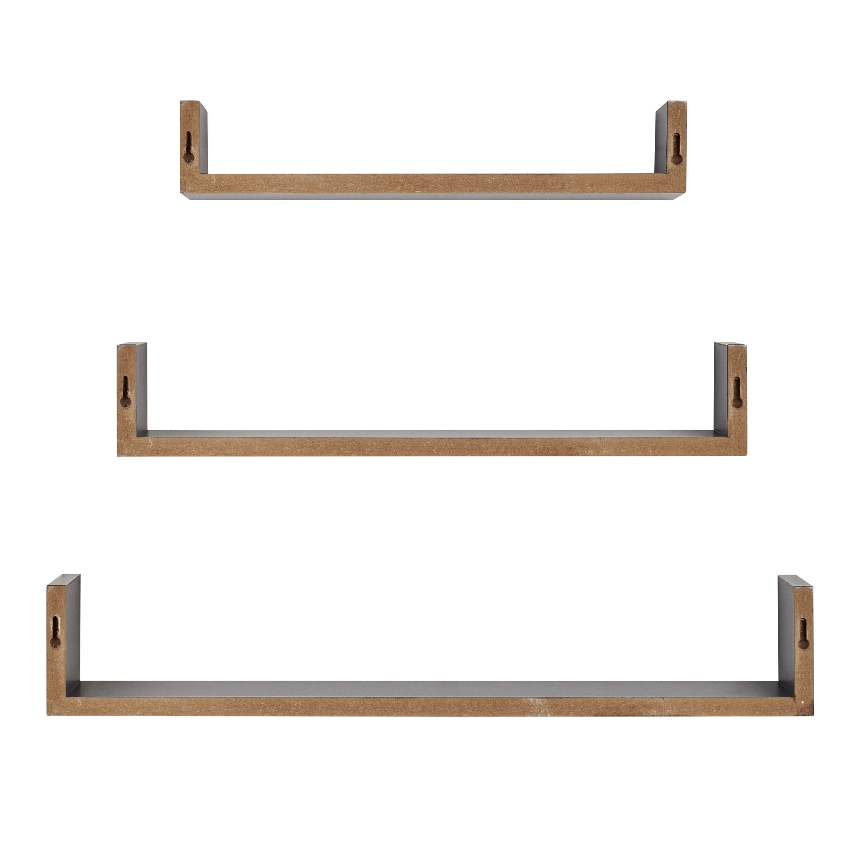 Danya B. XF22039BK Wall-Mounted-Shelving - View #15