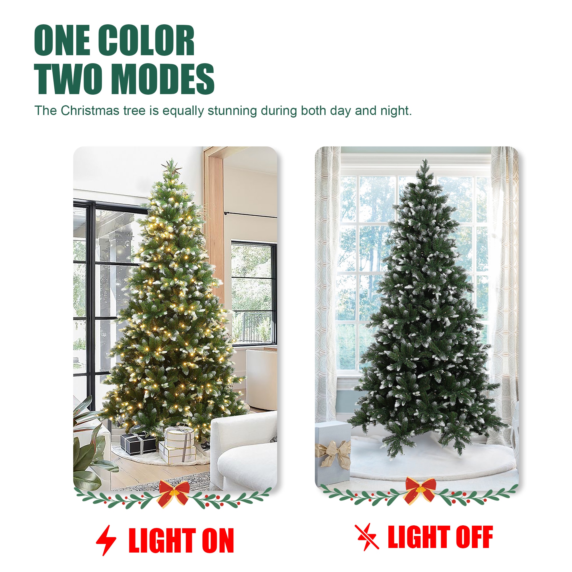 LuxenHome WHAP1805 Artificial-Christmas-Trees - View #13