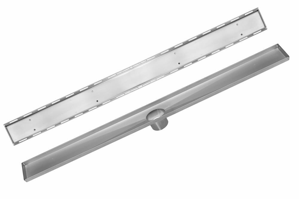 LUXE Squares Stainless Steel Linear Shower Drain