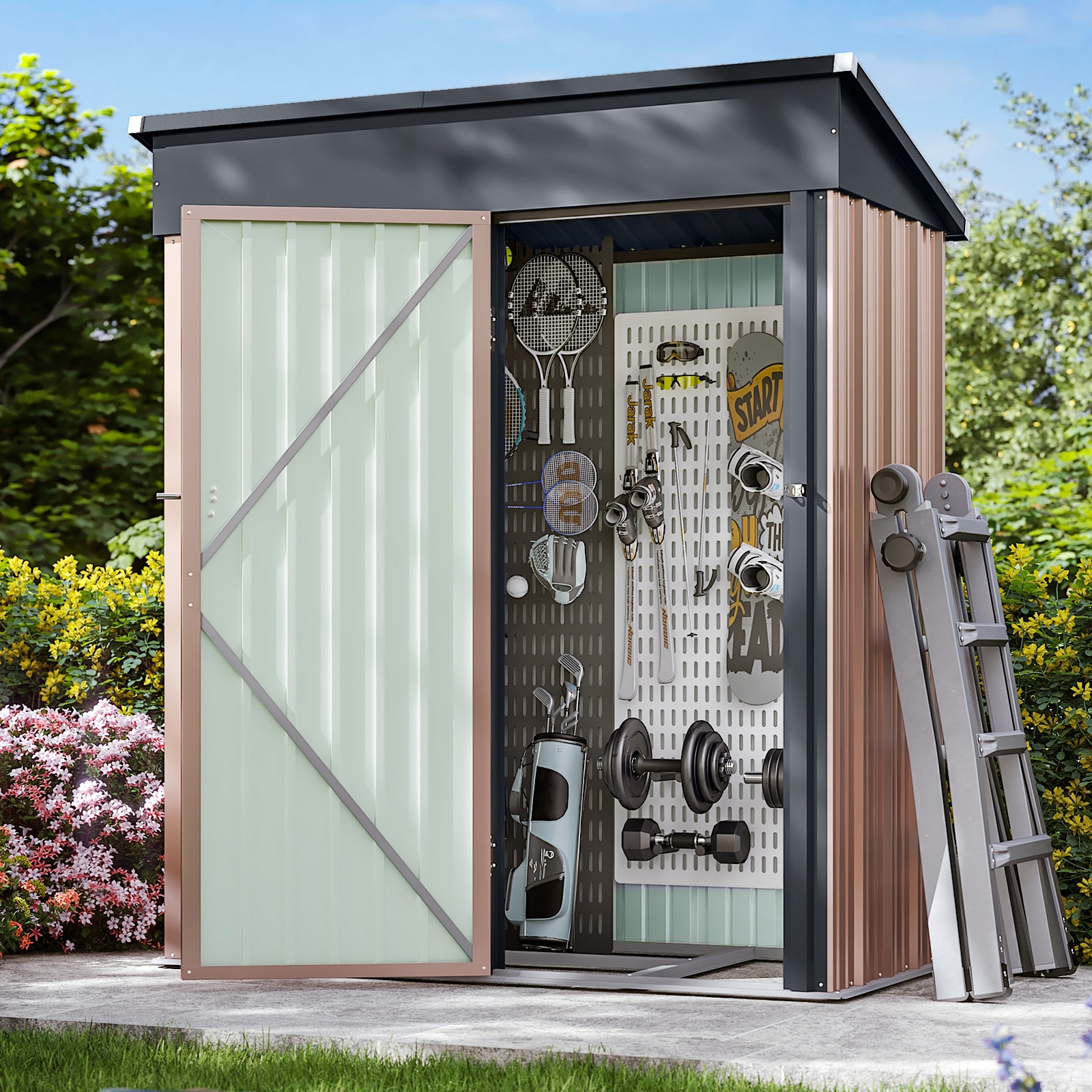 AOXUN AX-42632R Metal-Storage-Buildings-Sheds - View #9