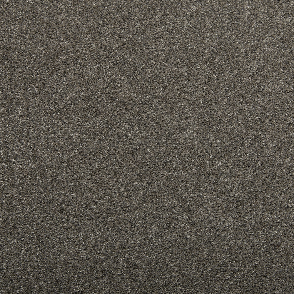 Style Selections STP33-12-L006 Express Install Vibrant blend II Boulevard Gray 52-oz sq yard Polyester Textured Indoor Carpet