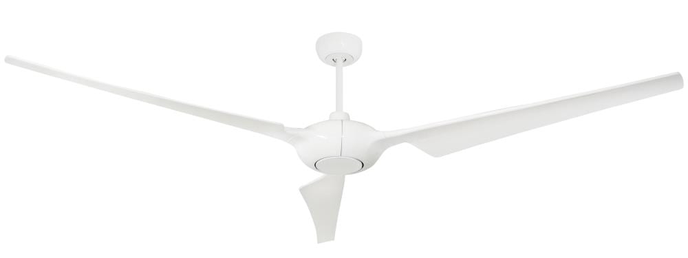 TroposAir Ion 76-in Pure White Indoor/Outdoor Smart Propeller Ceiling ...