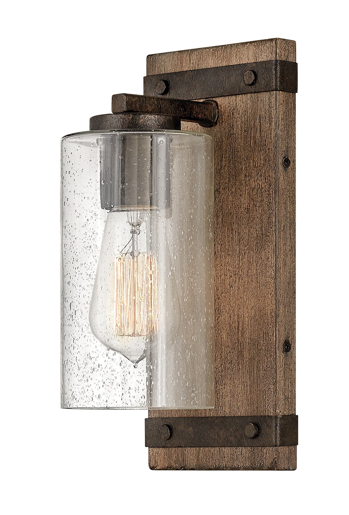 Hinkley 5940SQ Sawyer 5-in 1 -Light Brown Rustic Vanity light