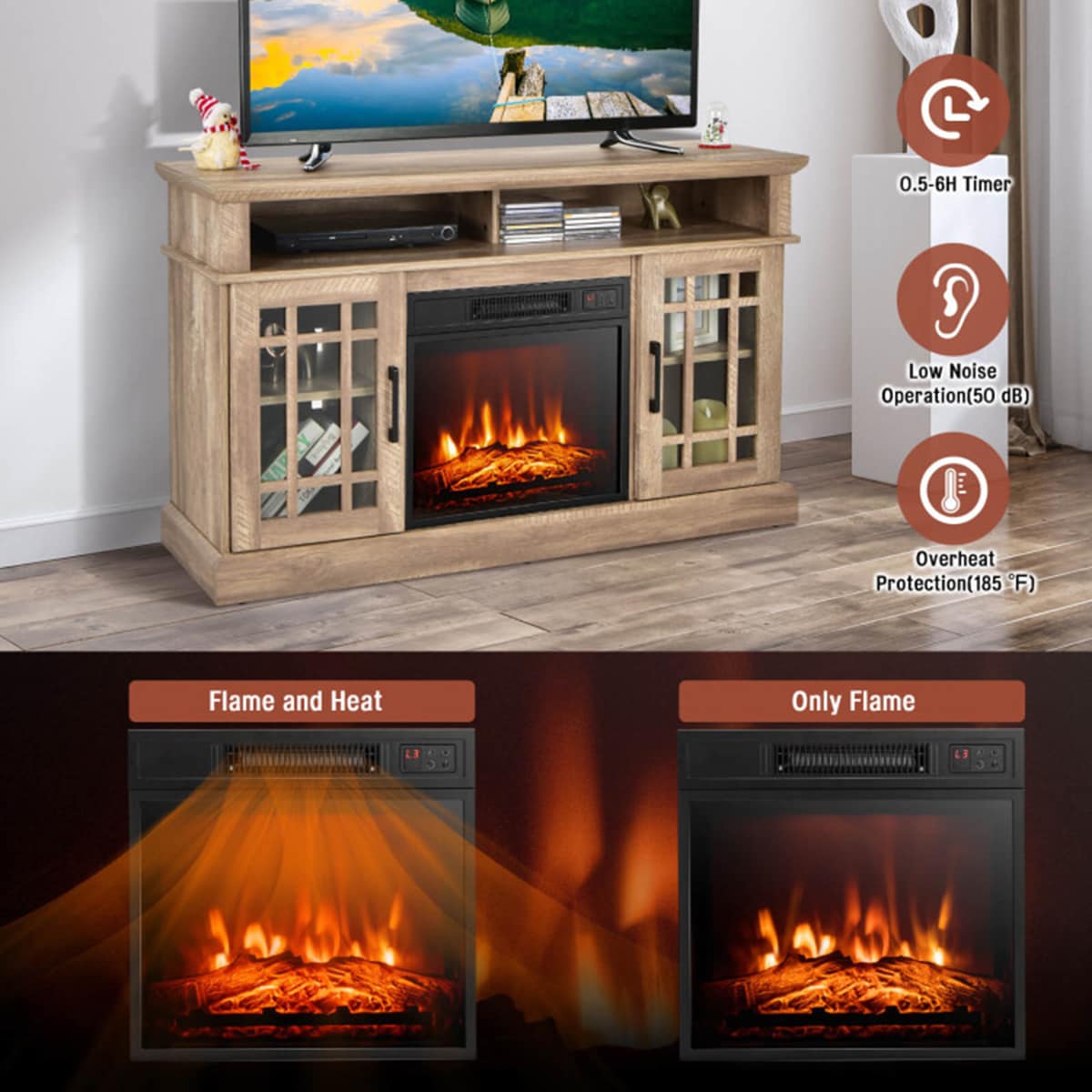 Clihome CL-NAUS-10220 Electric-Fireplaces - View #7
