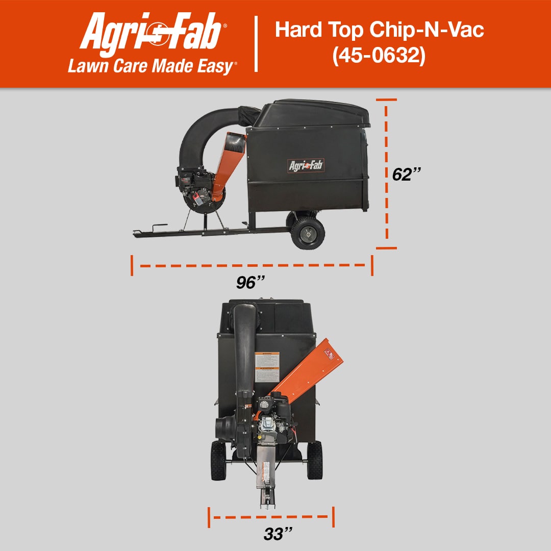 Agri-Fab 54-in 208-cc Chip-N-Vac Lawn Vacuum Sansujyuku sansujyuku.com