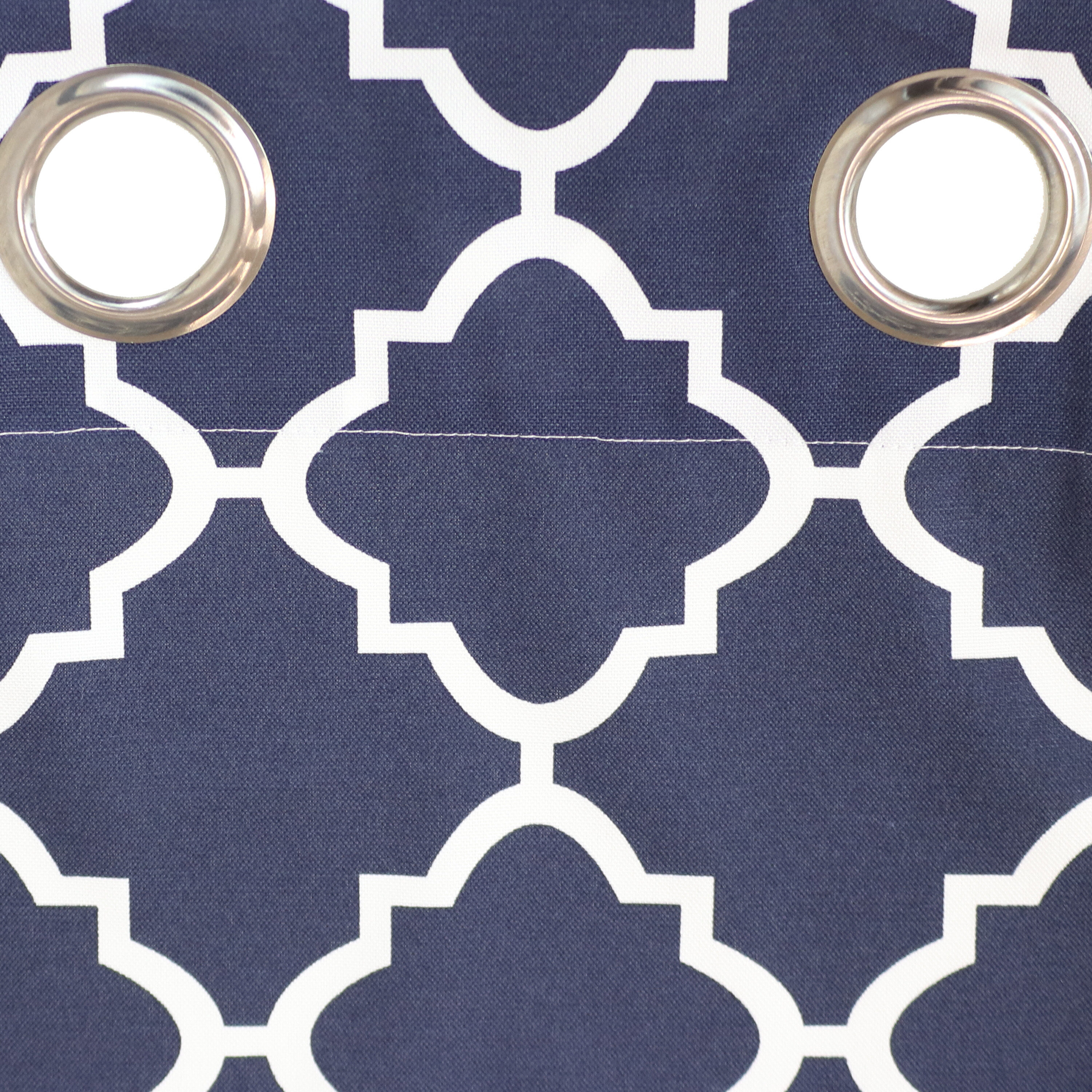 Sunnydaze Decor 107-in Blue Light Filtering Grommet Single Curtain 