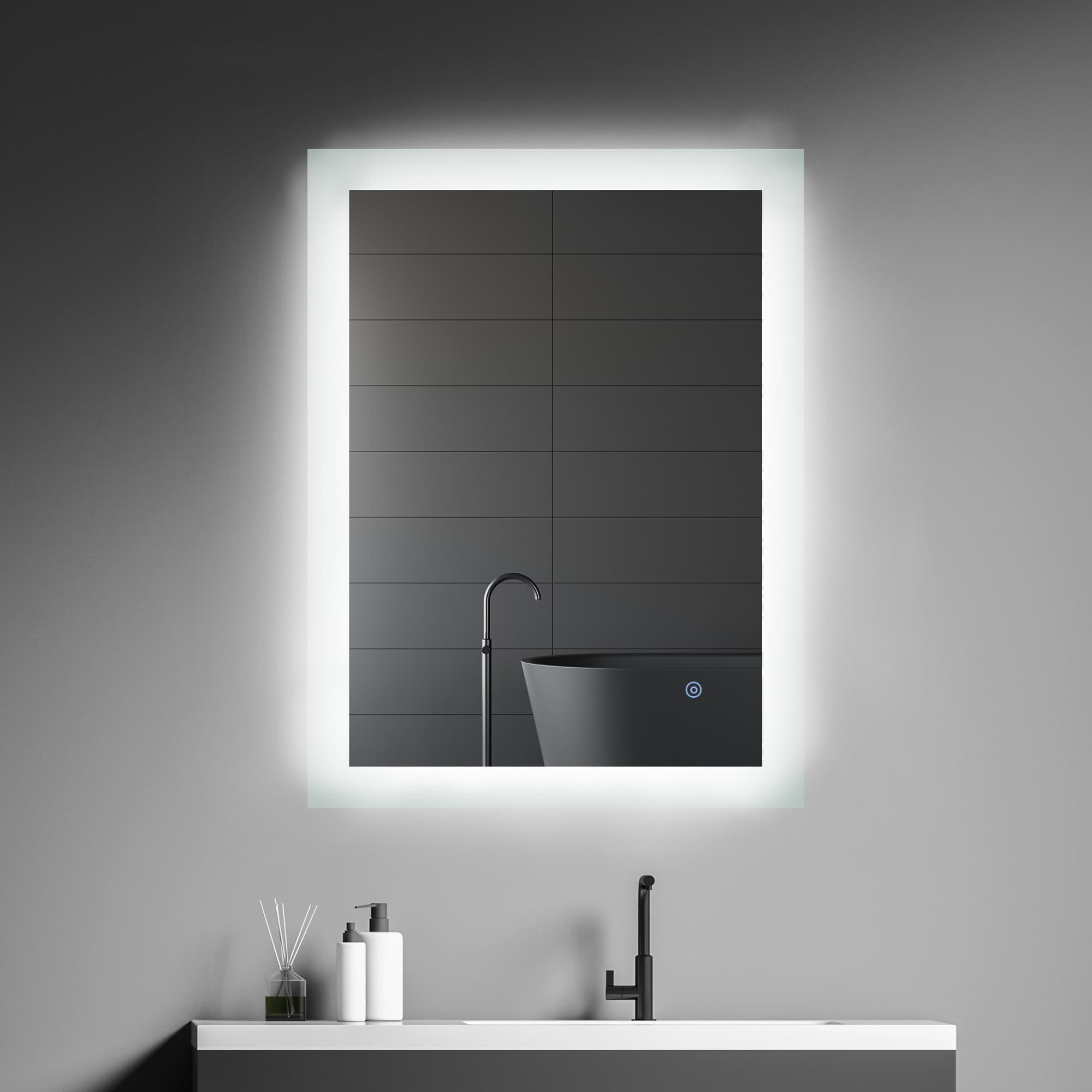 WELLFOR WB#EMI-18A-2432 Framed-Bath-Mirrors - View #5