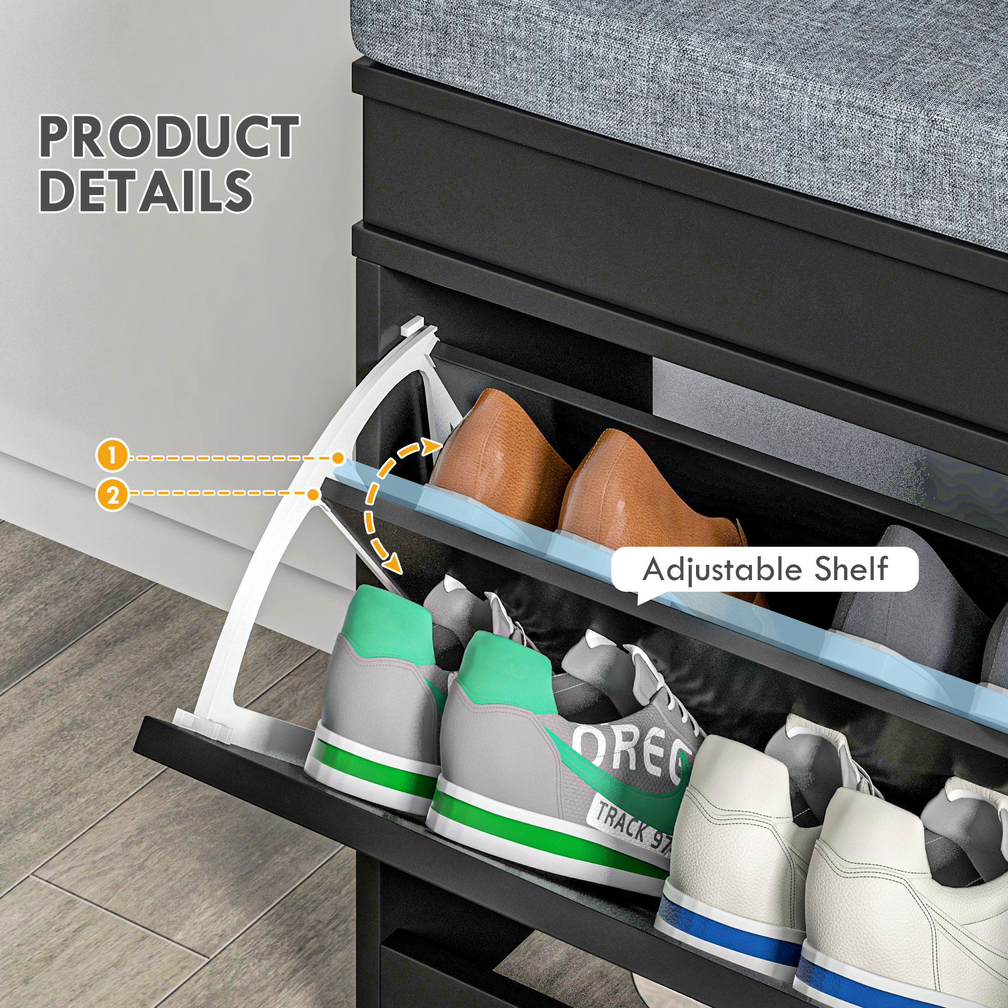 LOVMOR SF-H-W2225P157923 Shoe-Racks - View #6