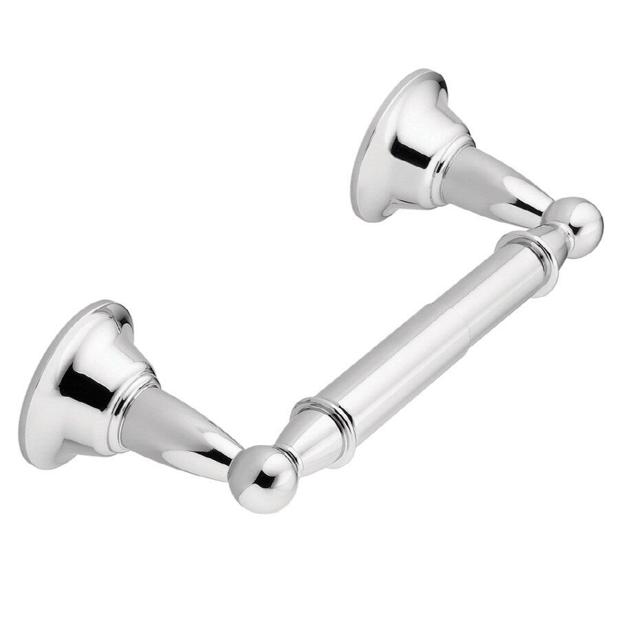 Moen The Sage Collection Chrome Wall Mount Single Post Toilet Paper ...