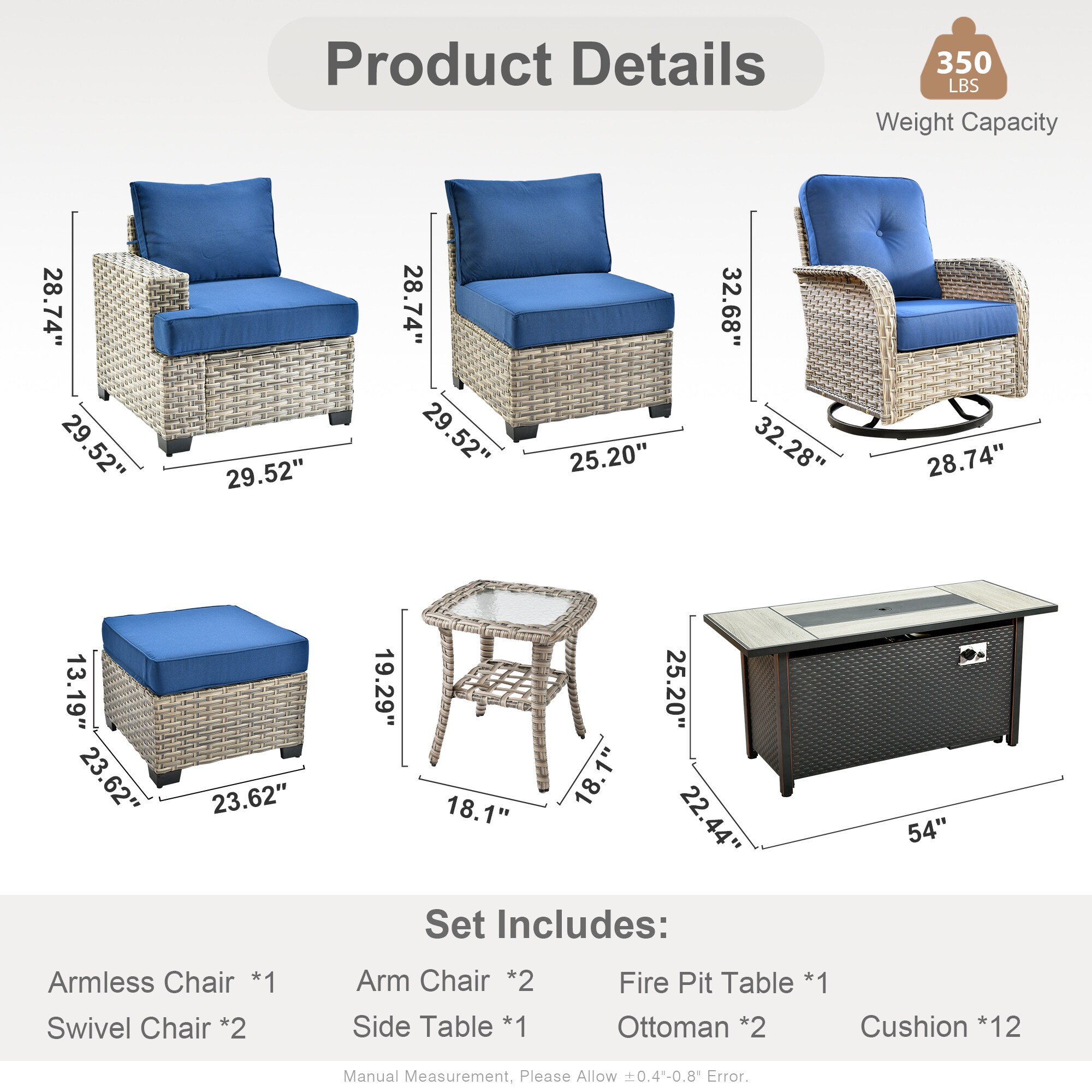 Caodoc L5-GYMTBS8700-1 Patio-Sofas-Daybeds - View #7