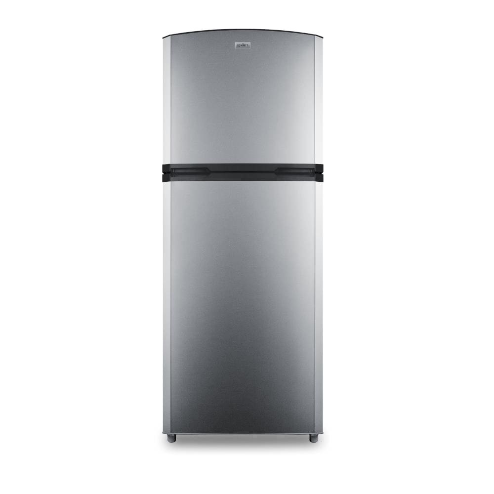 Summit Appliance 15 in. 2.45 cu. ft. Mini Refrigerator with Glass Door in  Black, Stainless Steel Trimmed G…