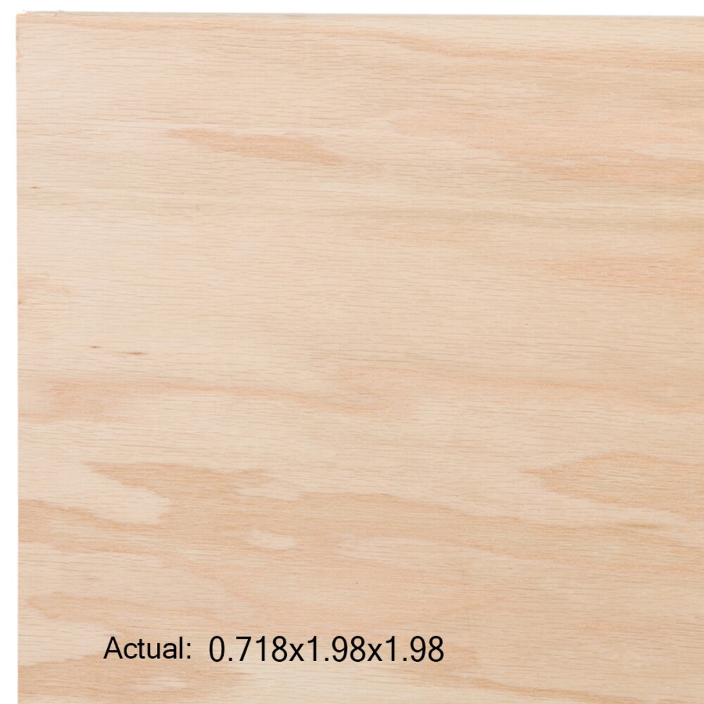  128204 3/4-in x 2-ft x 2-ft Oak Sanded Plywood