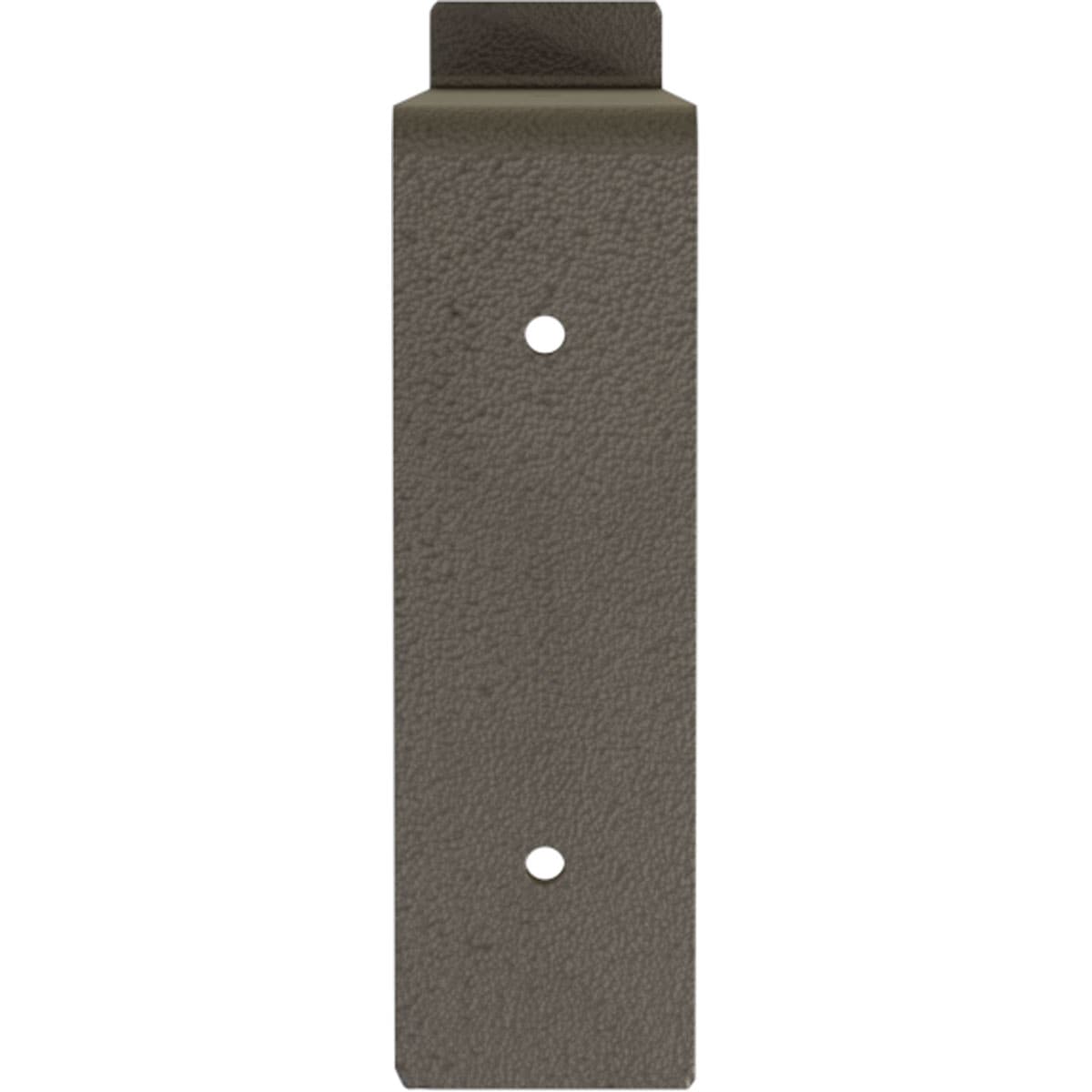 Hammered Dark Bronze Steel Truss Shelf Bracket, 7.25" x 10"
