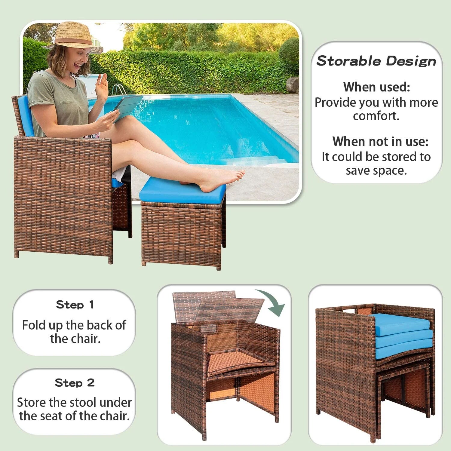 Vineego LS-LCRF2C2F-BU834M38 Patio-Conversation-Sets - View #4