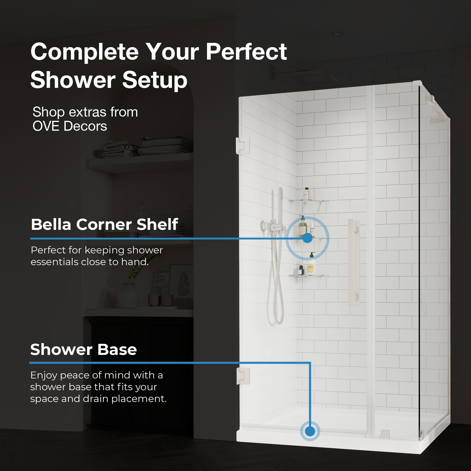 OVE Decors 15SGP-PANA35-BLK Shower-Doors - View #11