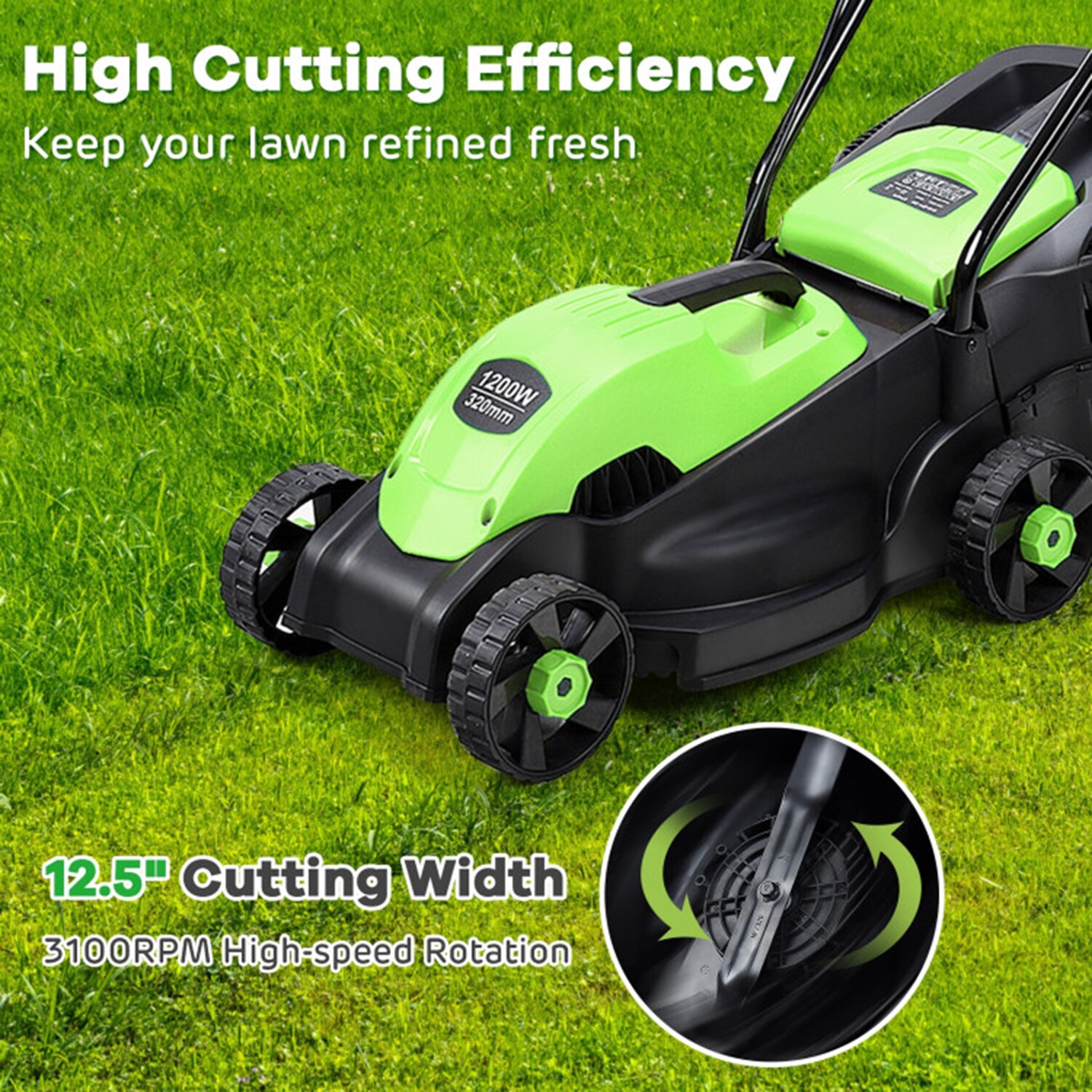 Mondawe MO-ET279GN3P Push-Mower-Electric - View #9