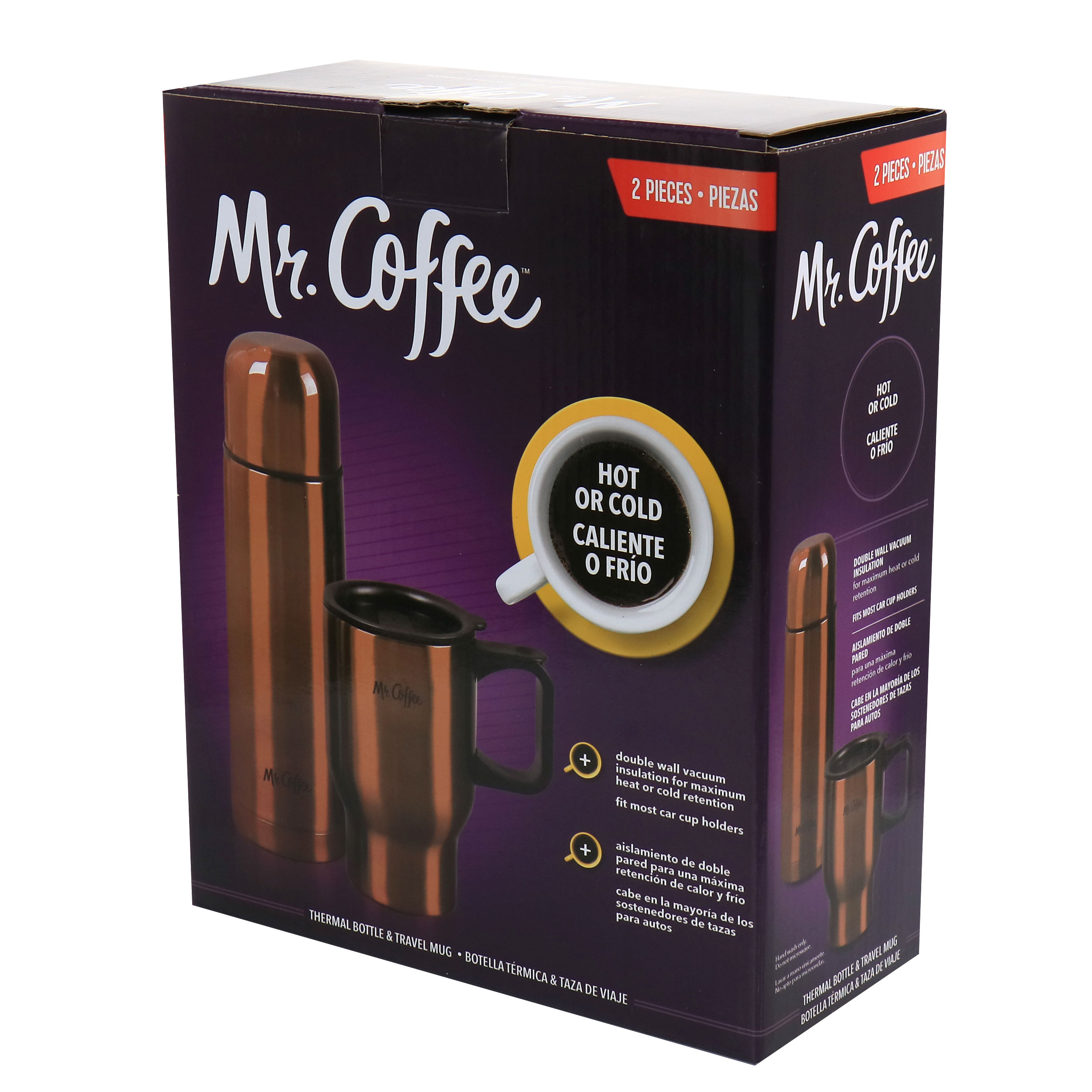 Mr. Coffee 15.5-fl oz Stainless Steel Insulated Travel Mug Set (2-Pack) in  the Water Bottles & Mugs department at
