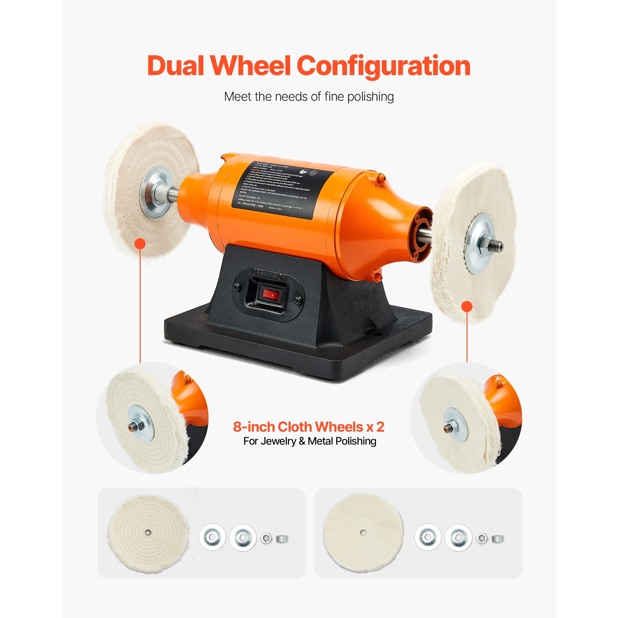 VEVOR SCTSHCQPTXDS07236V1 Corded-Polishers - View #4