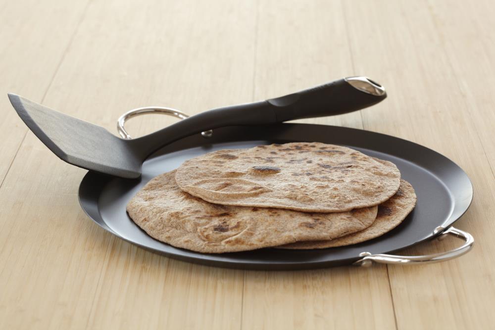 10.5 In. Cast Iron Comal Griddle And Crepe Pan, Seasoned, Victoria Round  With