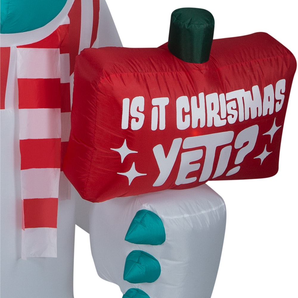 Holiday Living 9.51-ft Lighted Yeti Christmas Inflatable at