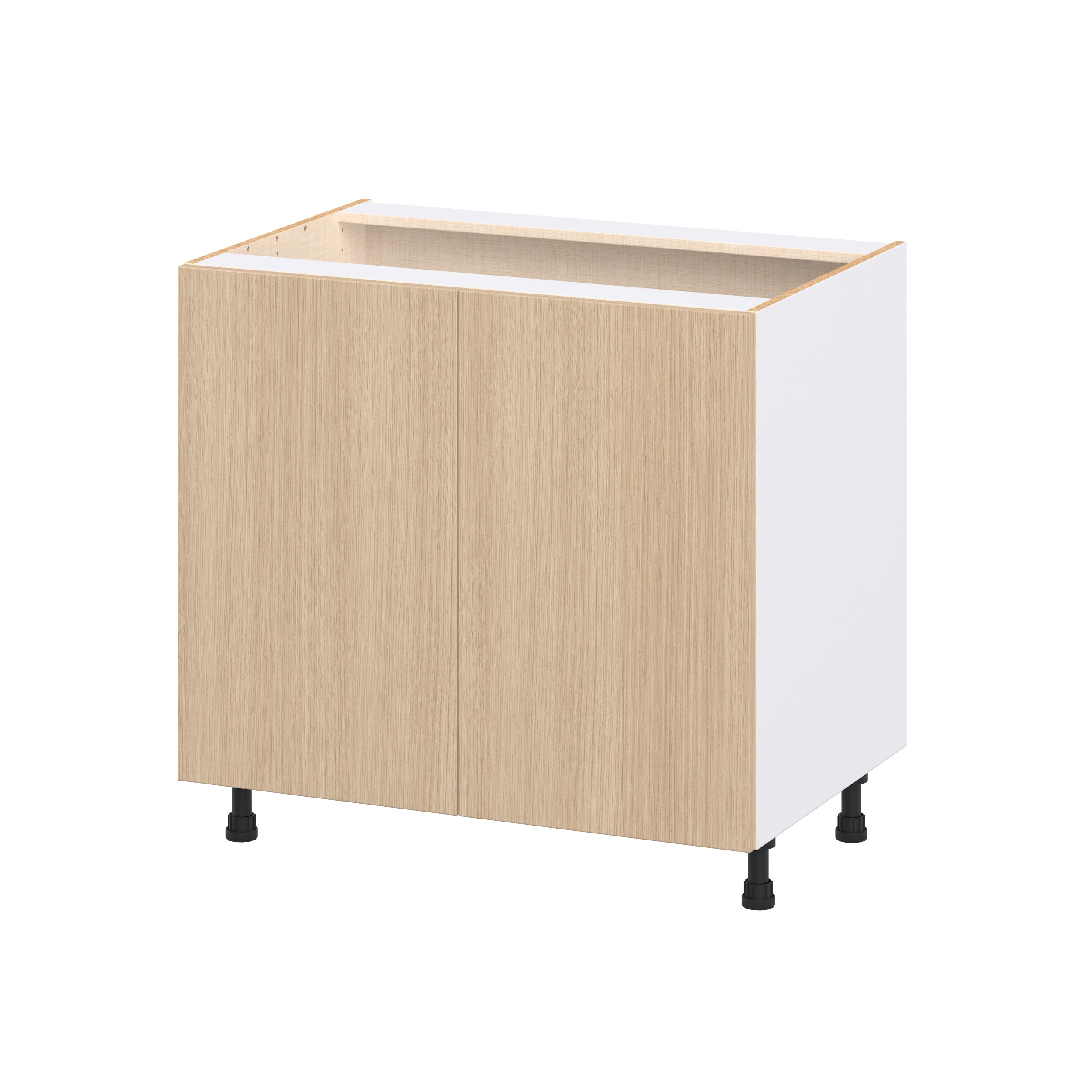 Hugo&Borg B36FH-WI Winston 36-in W x 34.5-in H x 24.5-in D Mojavi Oak Base Fully assembled Cabinet Flat Panel
