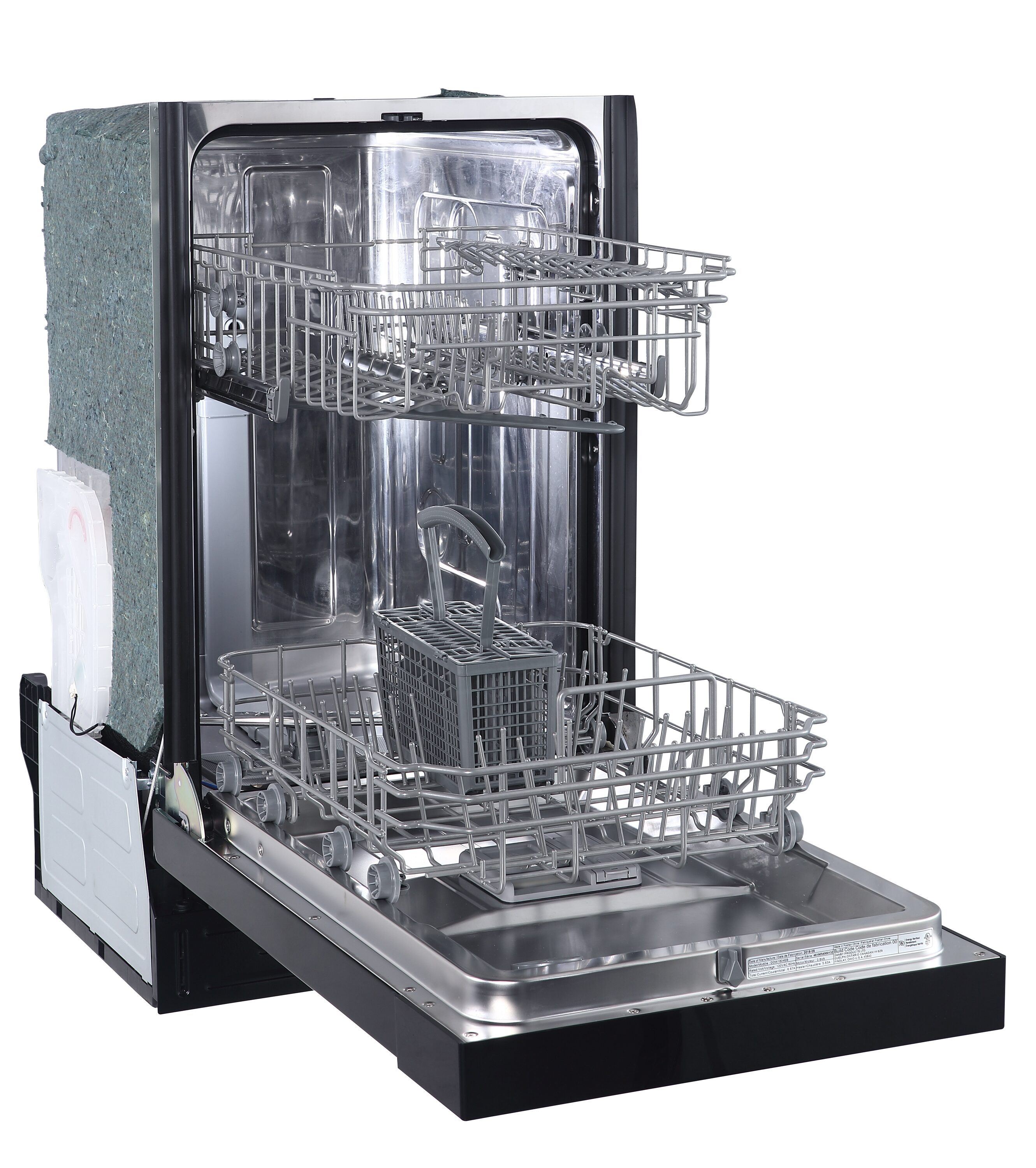 Danby 24 Wide Built-in Dishwasher in Stainless Steel - DDW2404EBSS