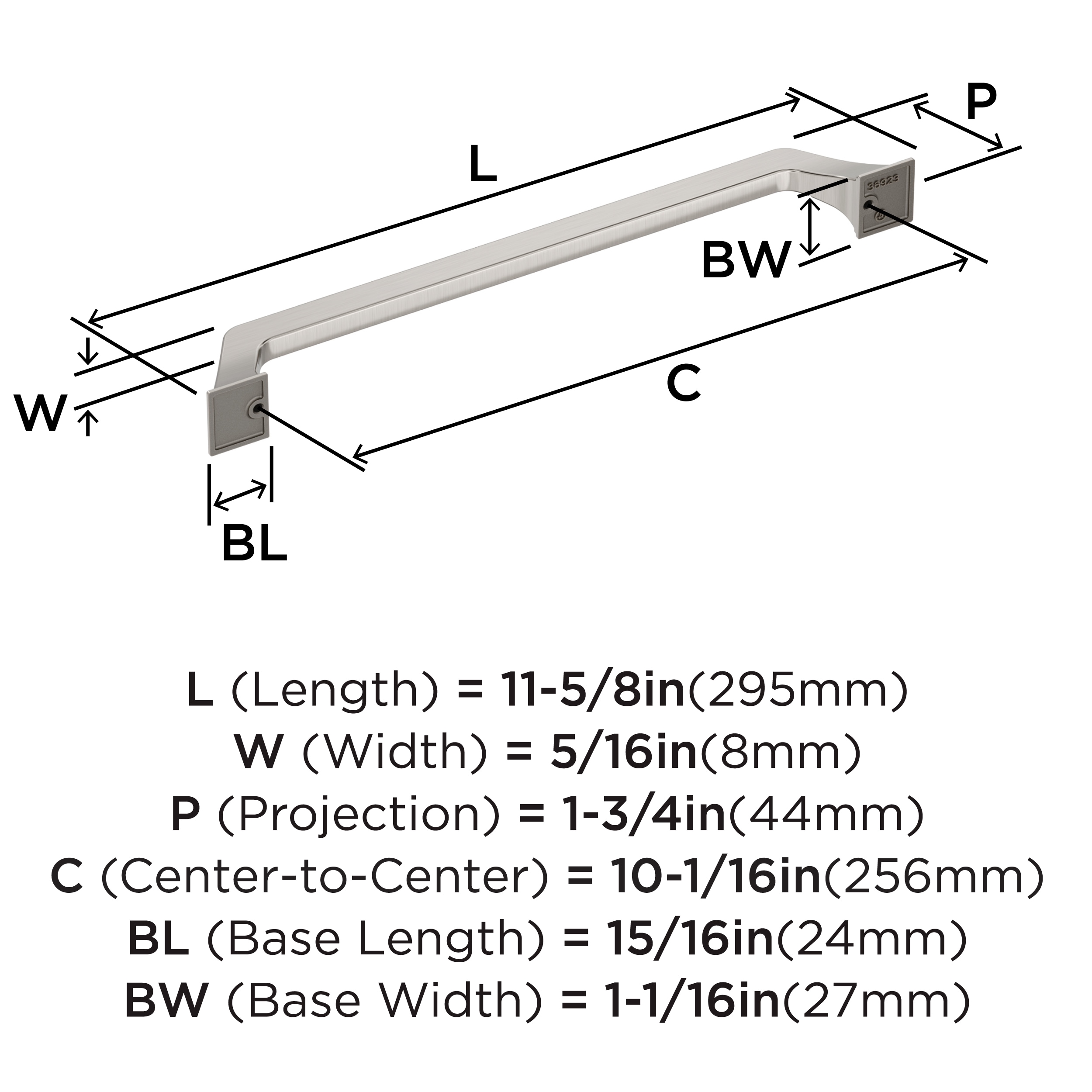 Amerock BP36923G10 Cabinet-Pulls - View #3