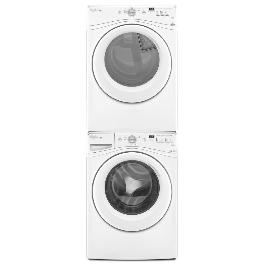 Whirlpool duet deals stackable washer dryer