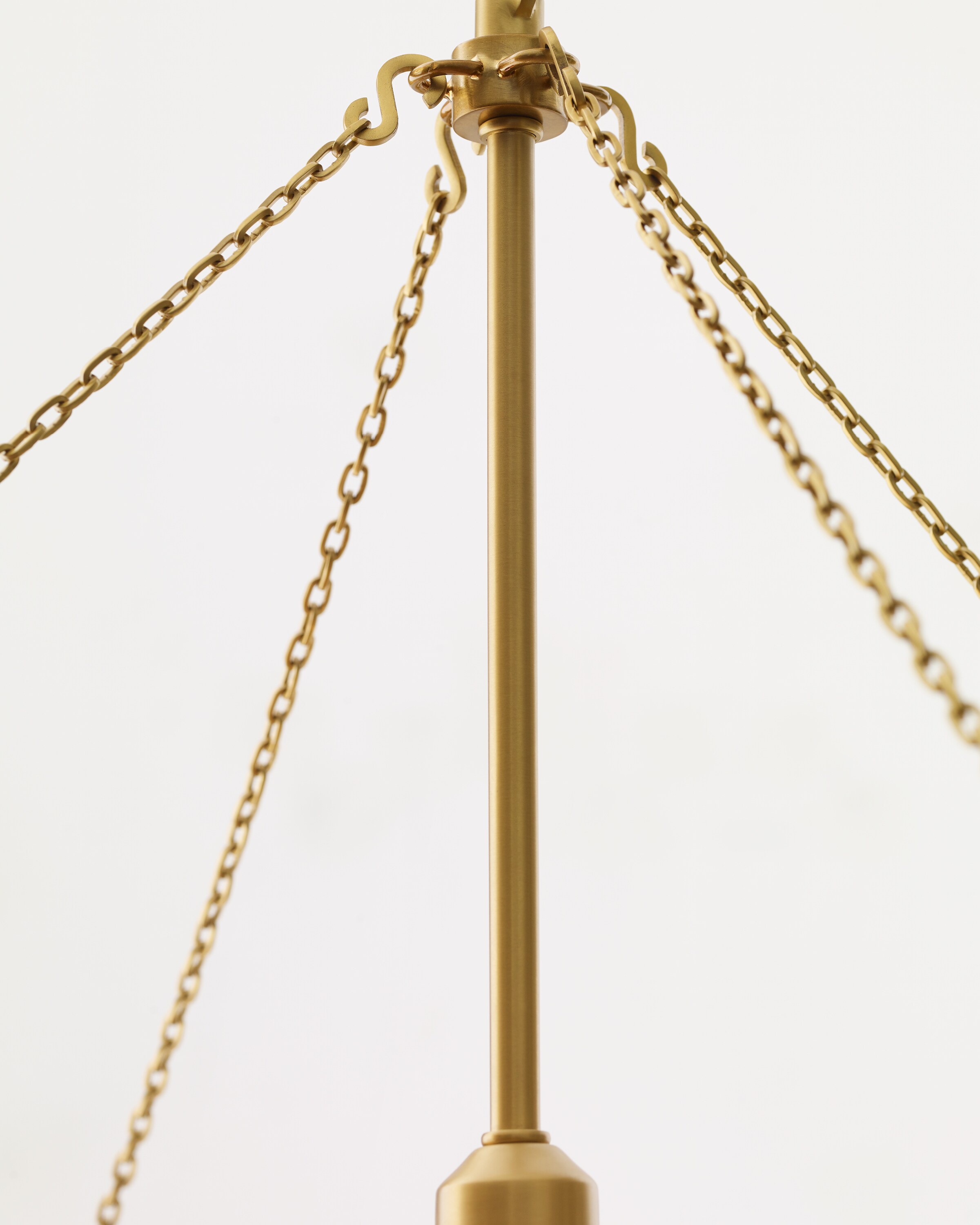 Carat 20" Polished Nickel LED Geometric Pendant Light