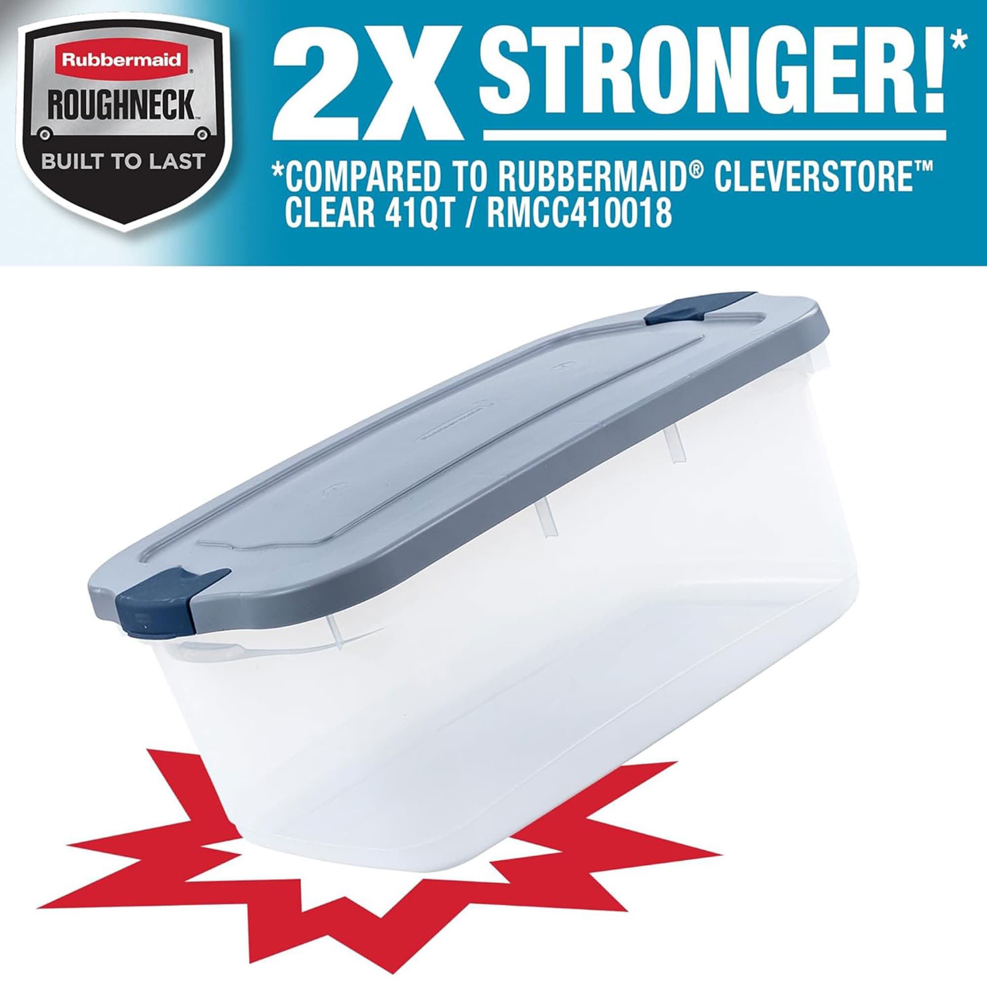 Rubbermaid 411887 Plastic-Storage-Totes - View #3