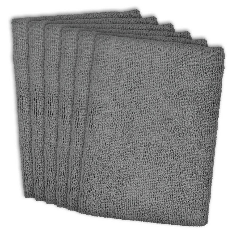 WEAWE Gray Microfiber Cleaning Cloth 13x13, Ultra Soft Absorbent  Microfiber Cleaning Rags for Housekeeping Cleaning Supplies, Lint Free  Reusable