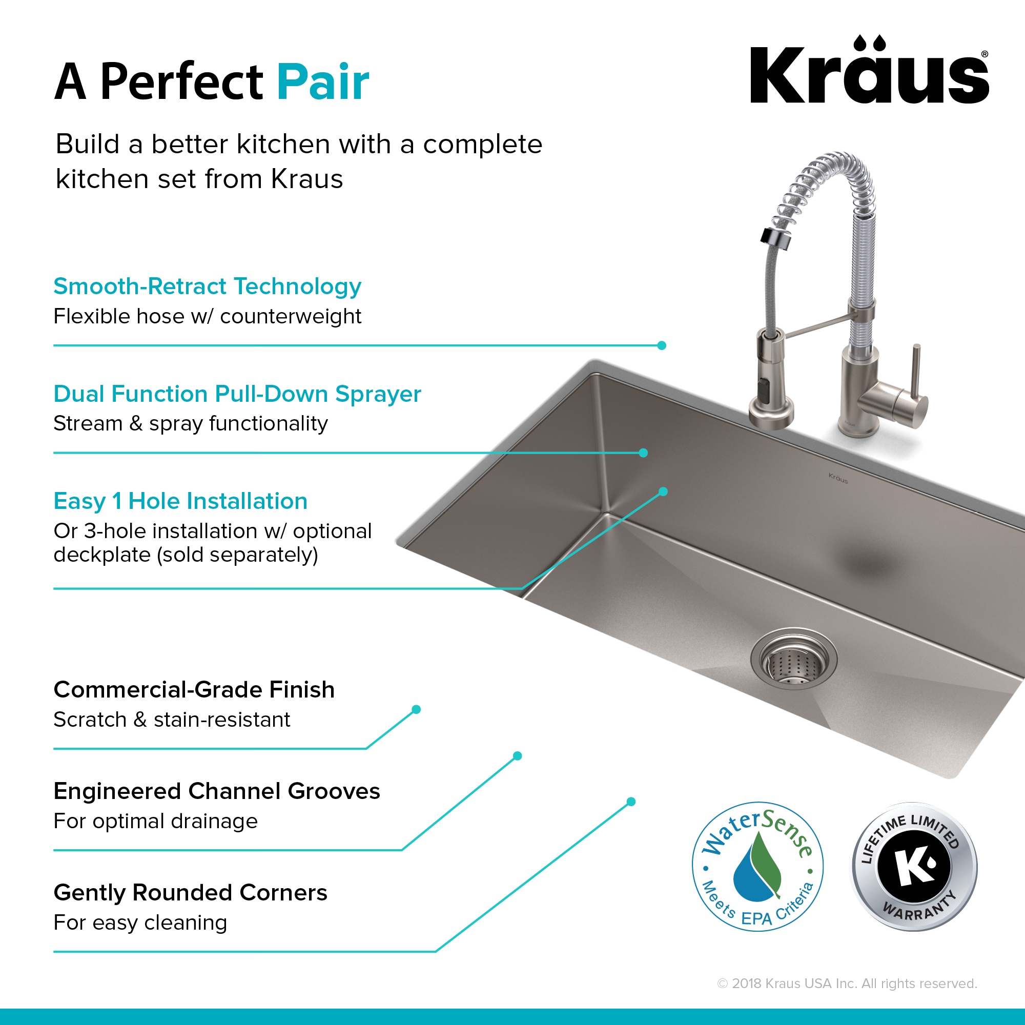 Kraus KHU10030161053SSCH Kitchen-Sinks - View #7