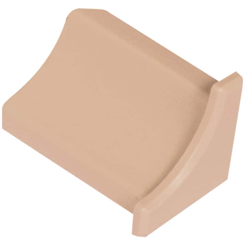 Schluter Systems E/PHK1S/BH Dilex-PHK 0.563-in W x 1-in L Bahama PVC End caps Tile Edge Trim