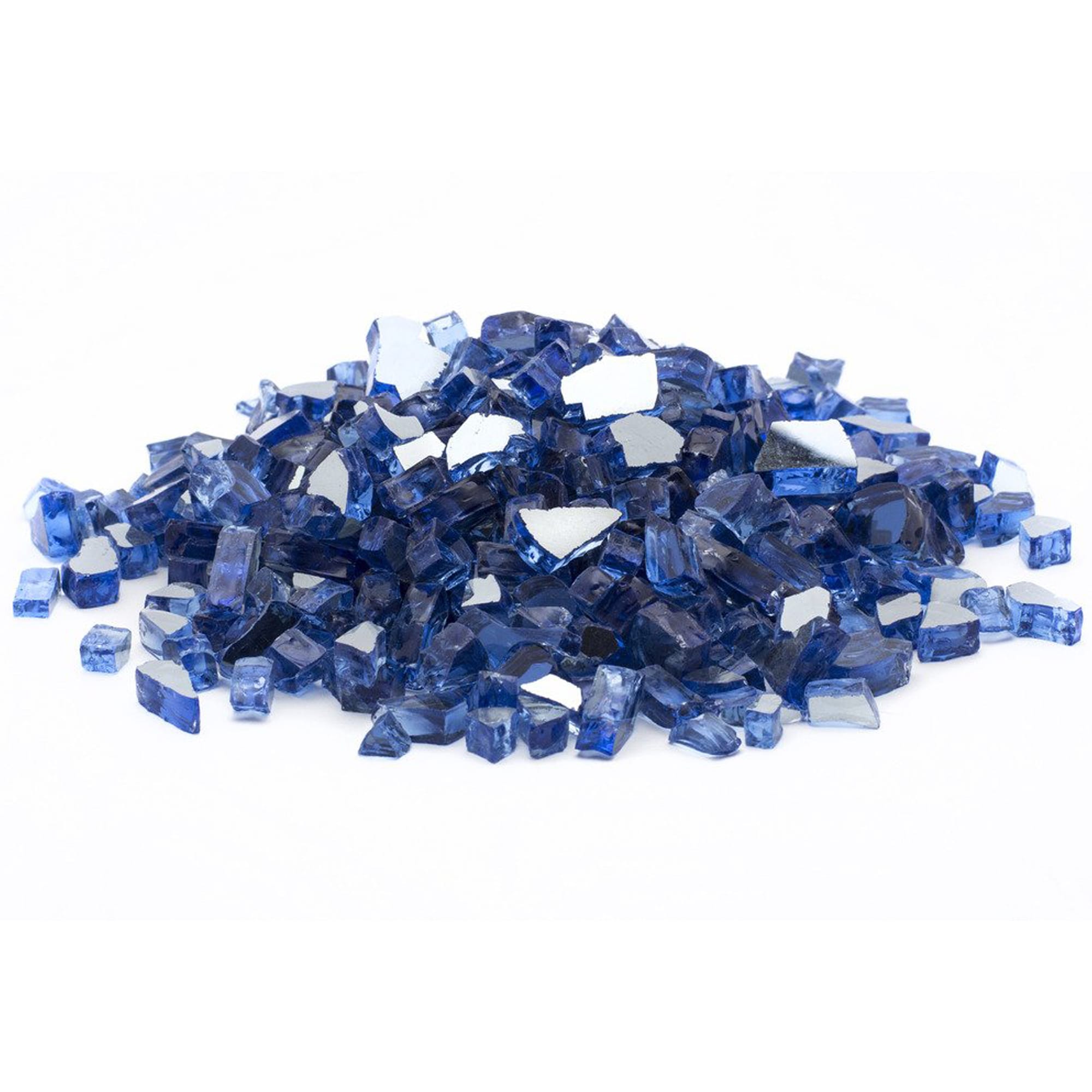 Dragon Glass Cobalt Blue Fire Glass 1/4-in 20 LB DFG20-R02 at Lowes.com