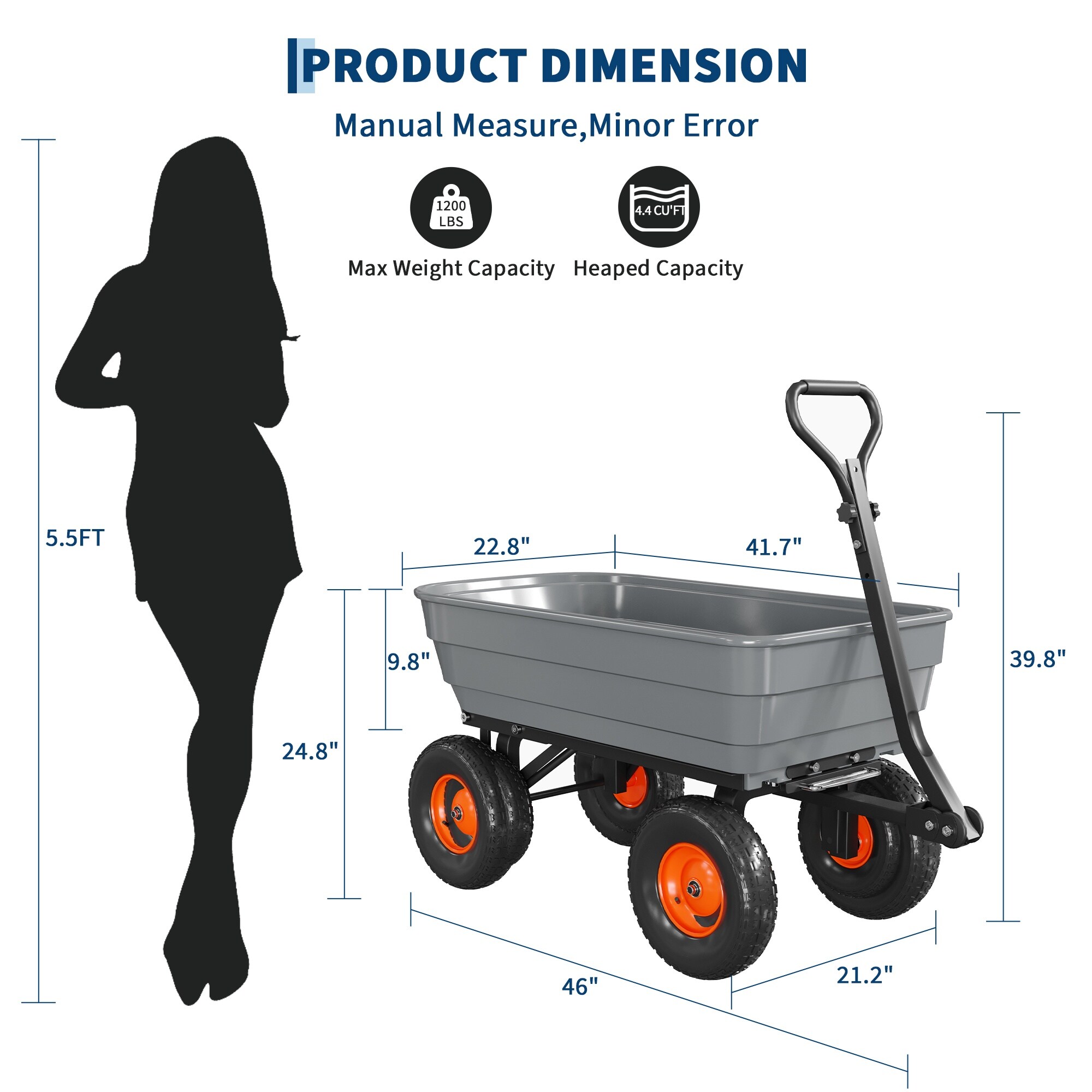 IdealHouse BLO-YHIT-SNX Yard-Carts - View #2