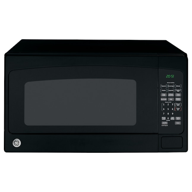 GE 2-cu ft 1200-Watt Countertop Microwave (Black)