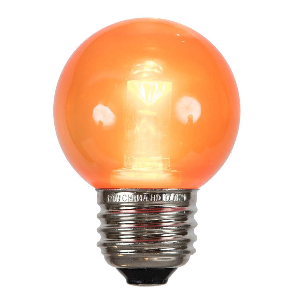 Vickerman Assorted Indoor Orange LED Assorted String Light Bulbs and ...