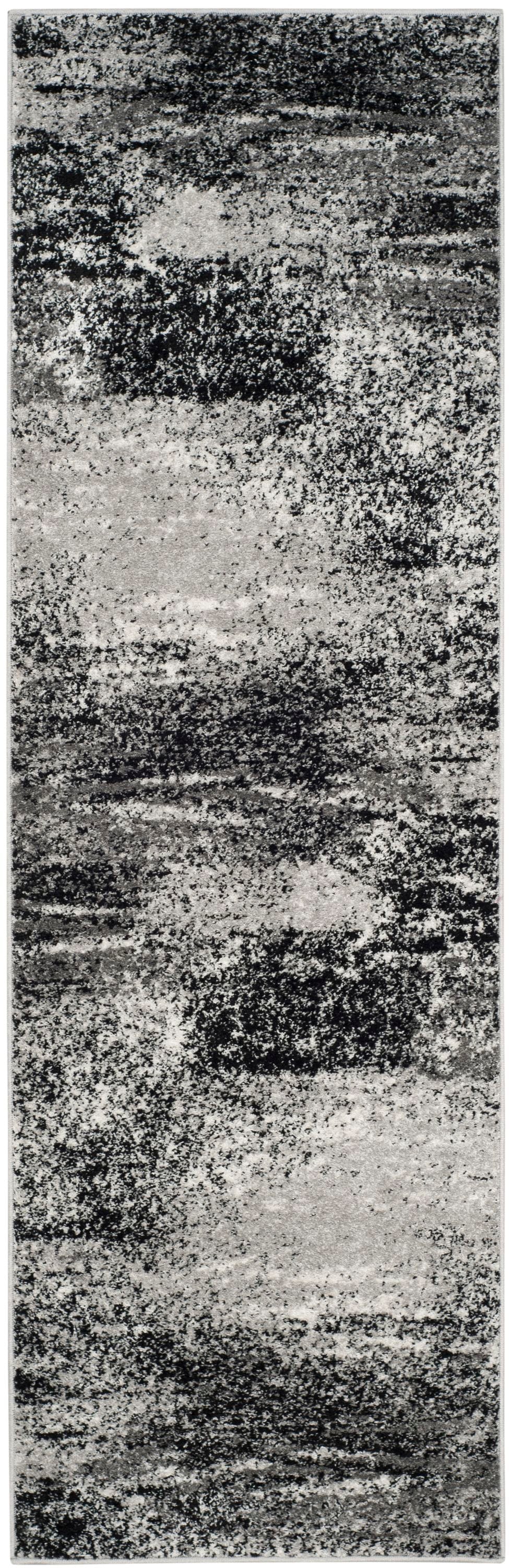 Safavieh ADR112G-218 Adirondack Zayne 2 x 18 (ft) Loomed Polypropylene Silver/Multi Rectangular Indoor Abstract Industrial Runner rug