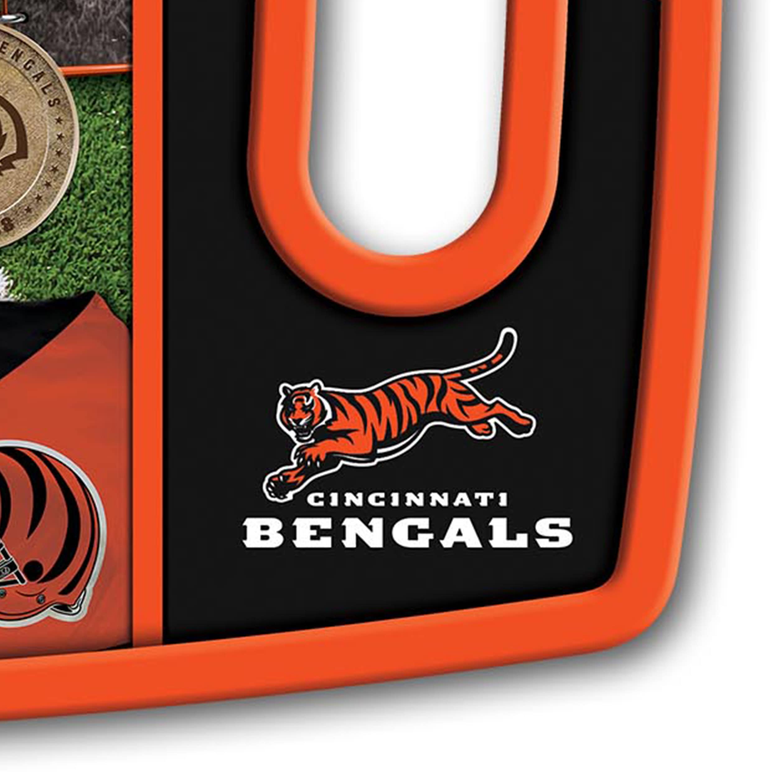 YouTheFan 0959977 NFL Cincinnati Bengals Retro Series Cutting Board