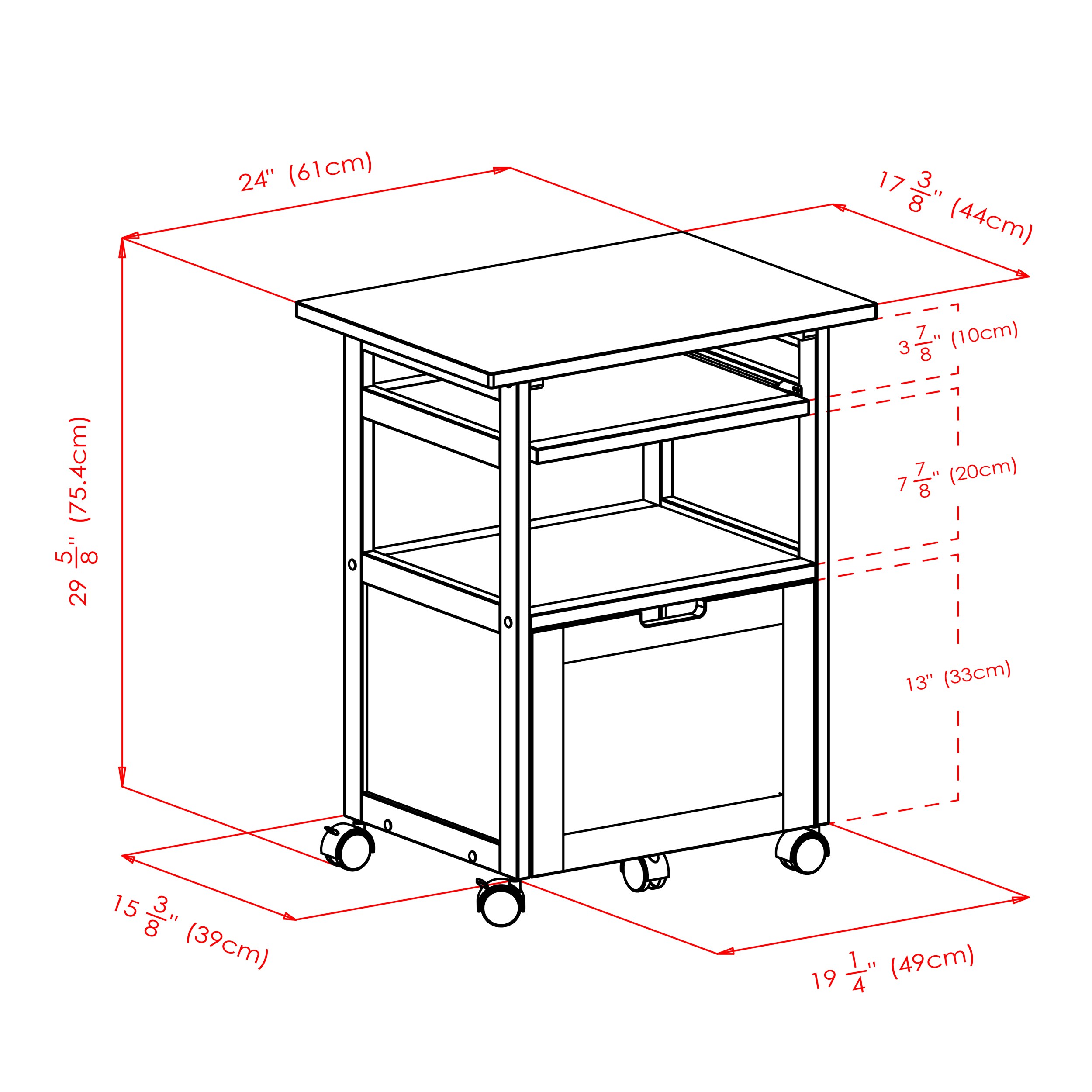 Winsome Wood 94427 desks - View #12