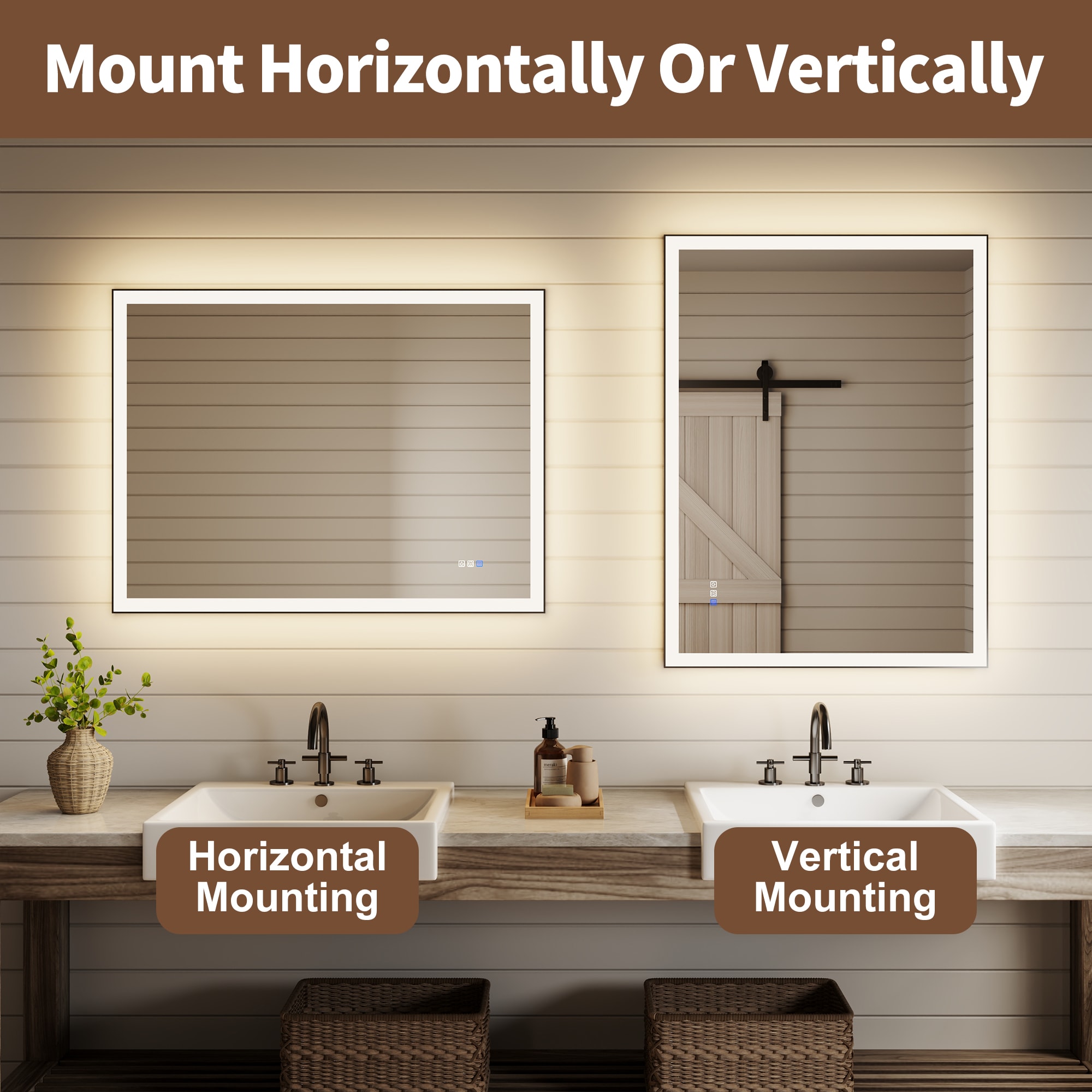 ExBrite EXBM2836V13GXX Framed-Bath-Mirrors - View #17