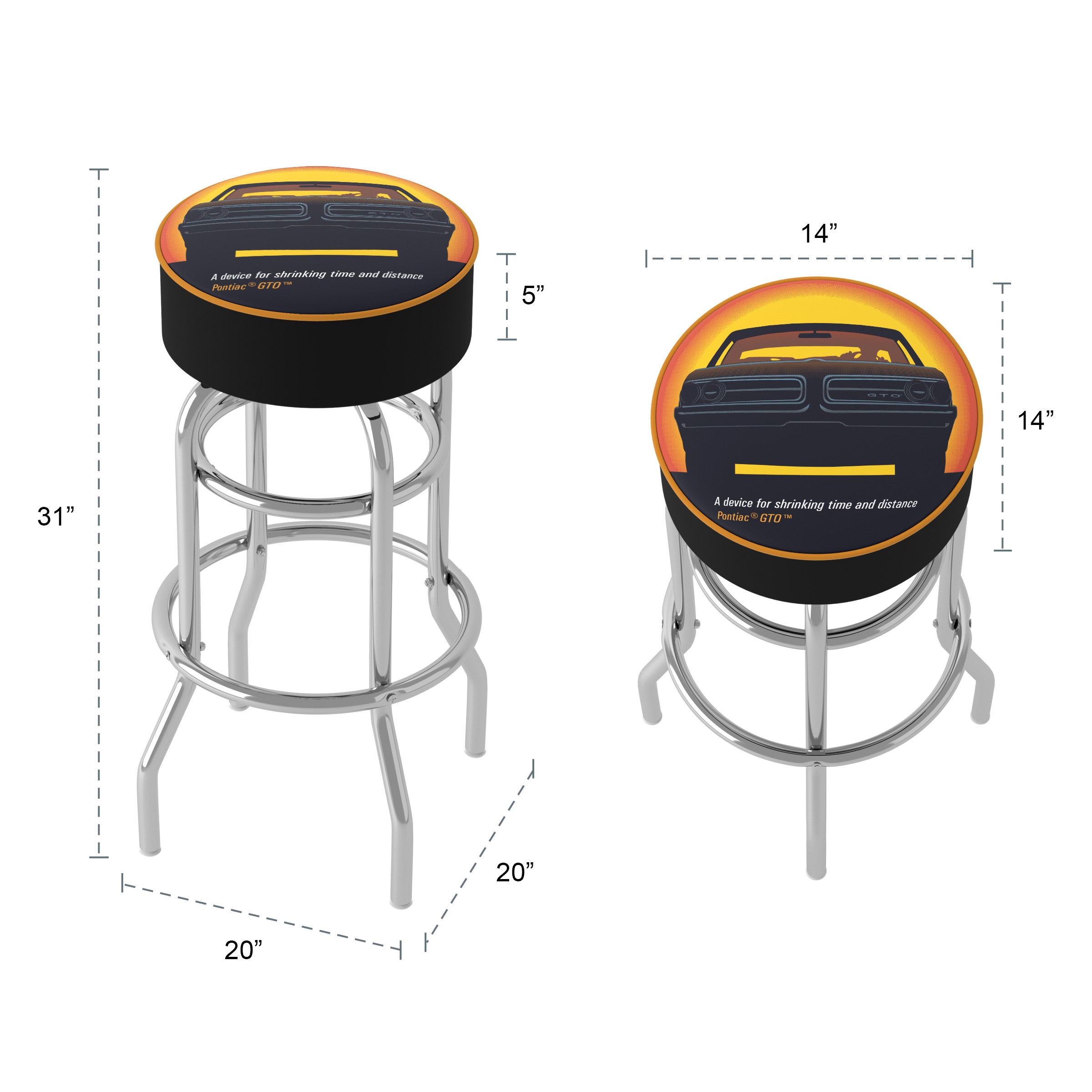 Trademark Gameroom GM1000-GTO-V2 stools - View #5